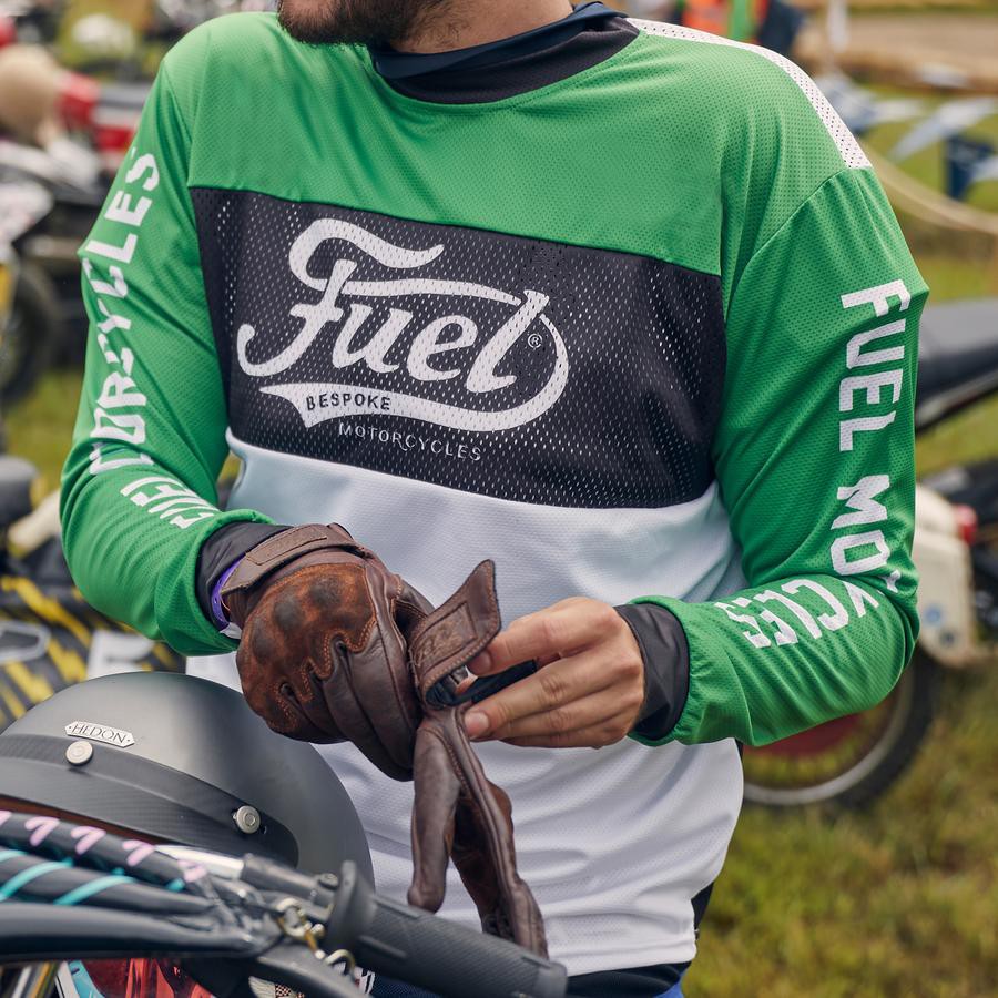 Sale FUEL MOTORCYCLES FUEL – “TURN LEFT” Enduro Jersey Long Sleeve T’s S