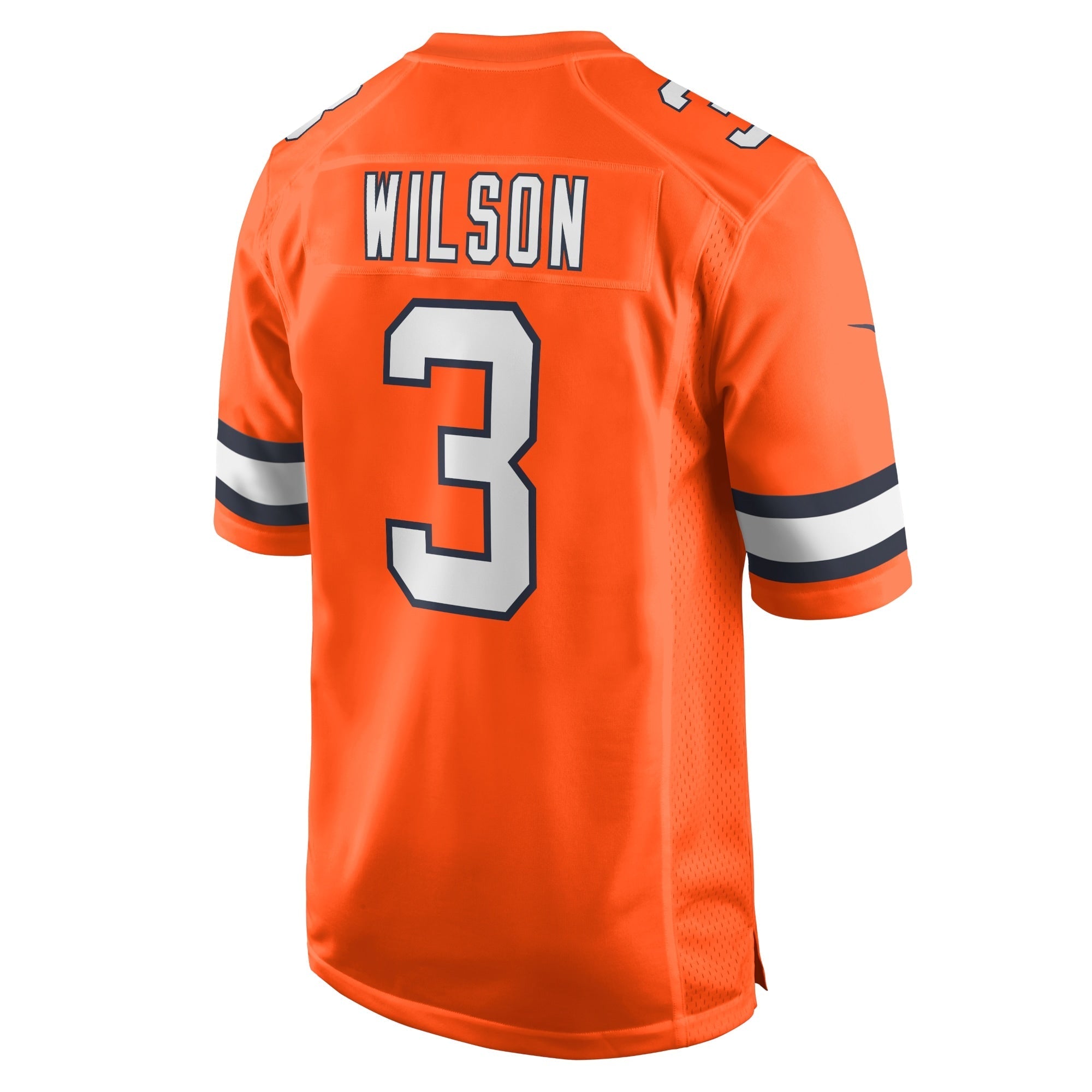 Men's Nike  Russell Wilson  Orange Denver Broncos Alternate Game Jersey