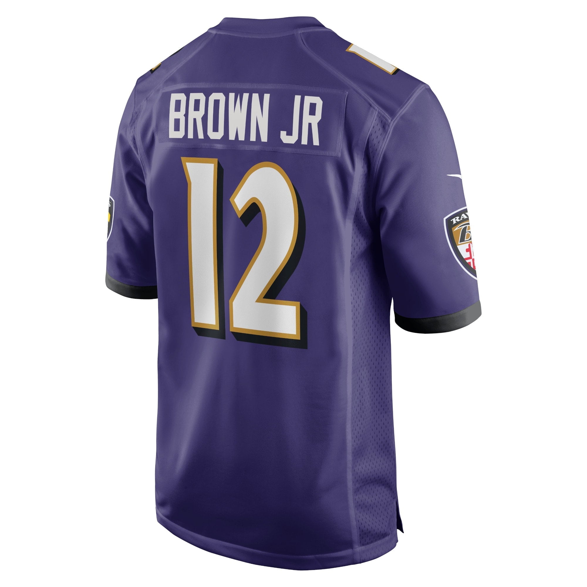 Men's Nike Anthony Brown Purple Baltimore Ravens Player Game Jersey