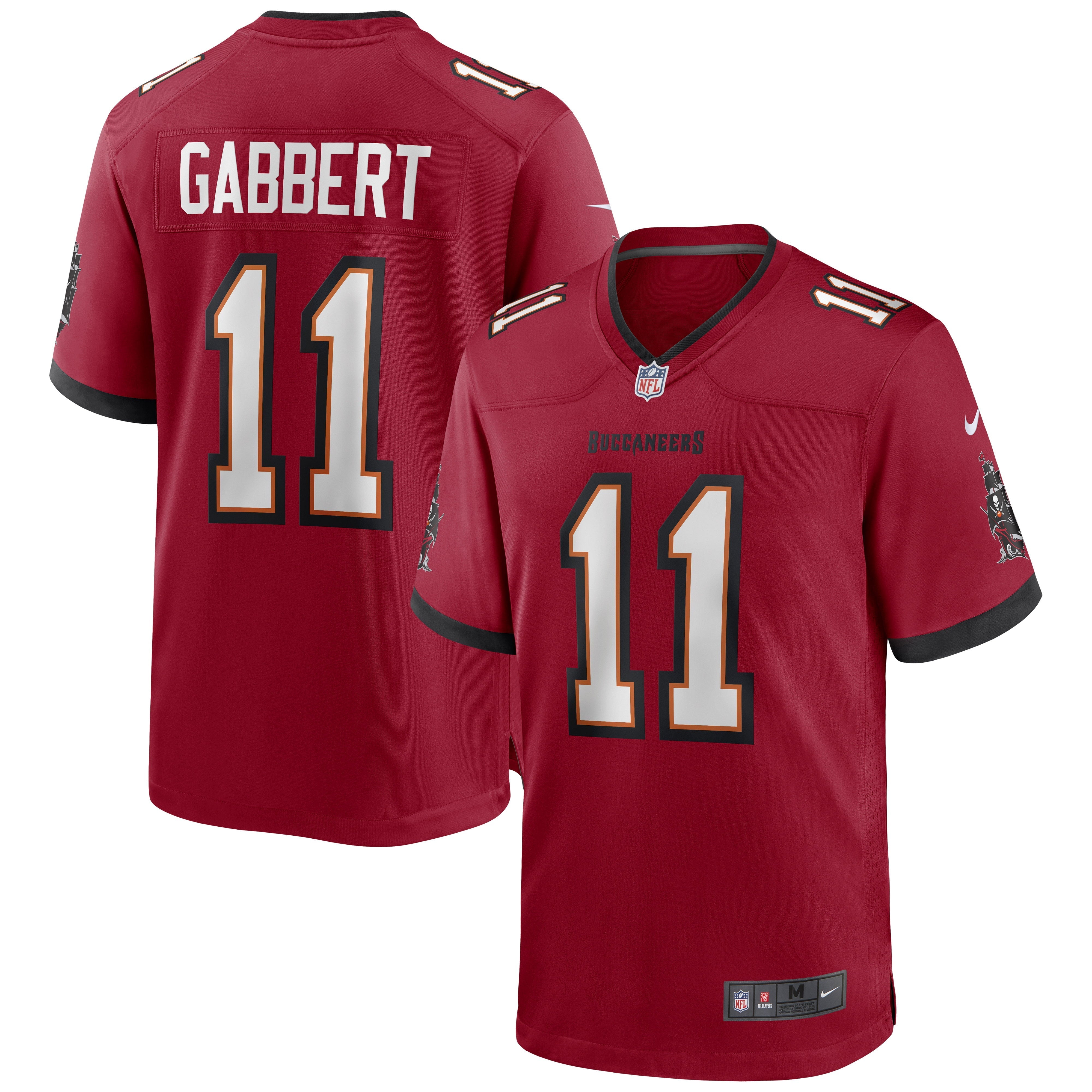 Men's Nike Blaine Gabbert Red Tampa Bay Buccaneers Game Jersey