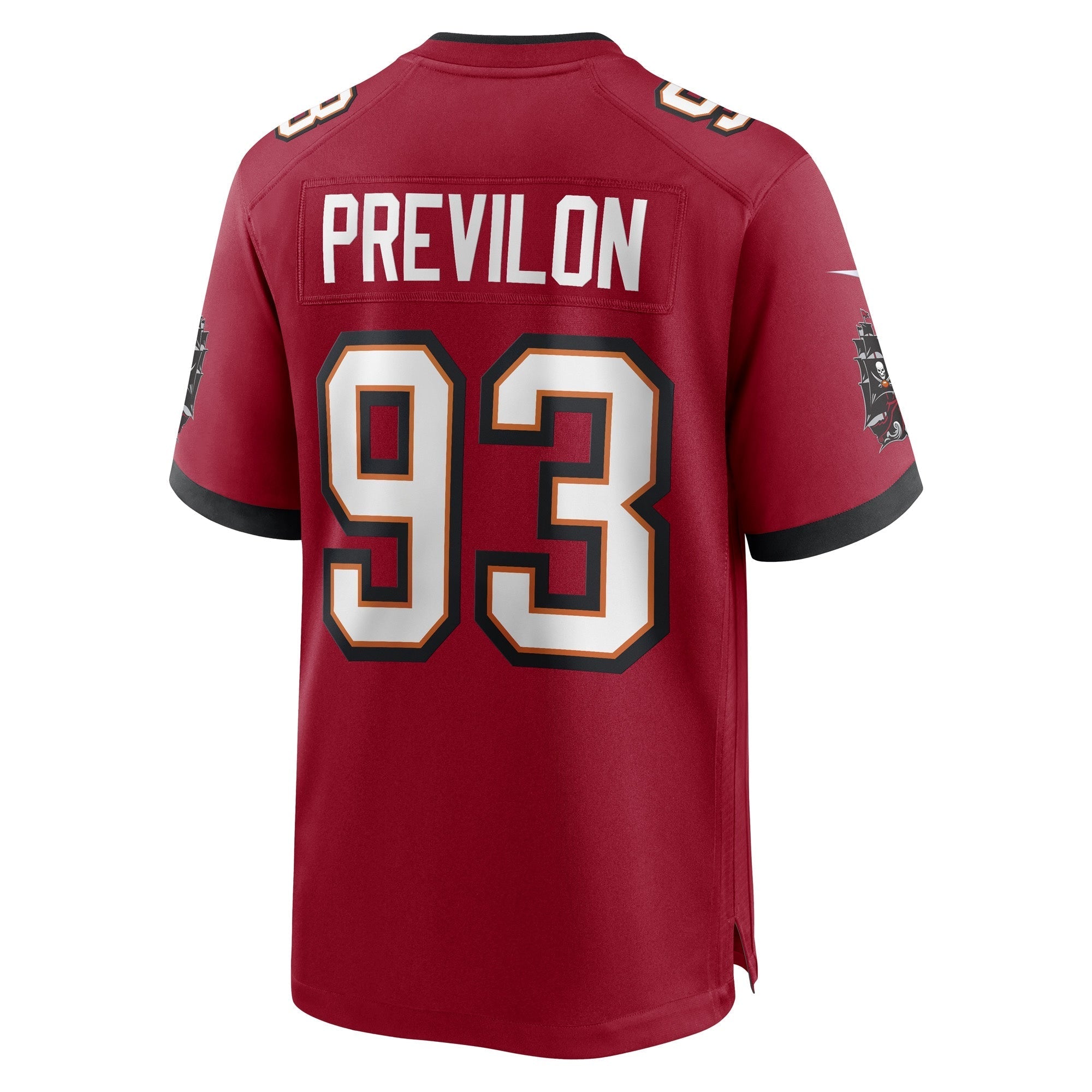 Men's Nike Willington Previlon Red Tampa Bay Buccaneers Game Player Jersey
