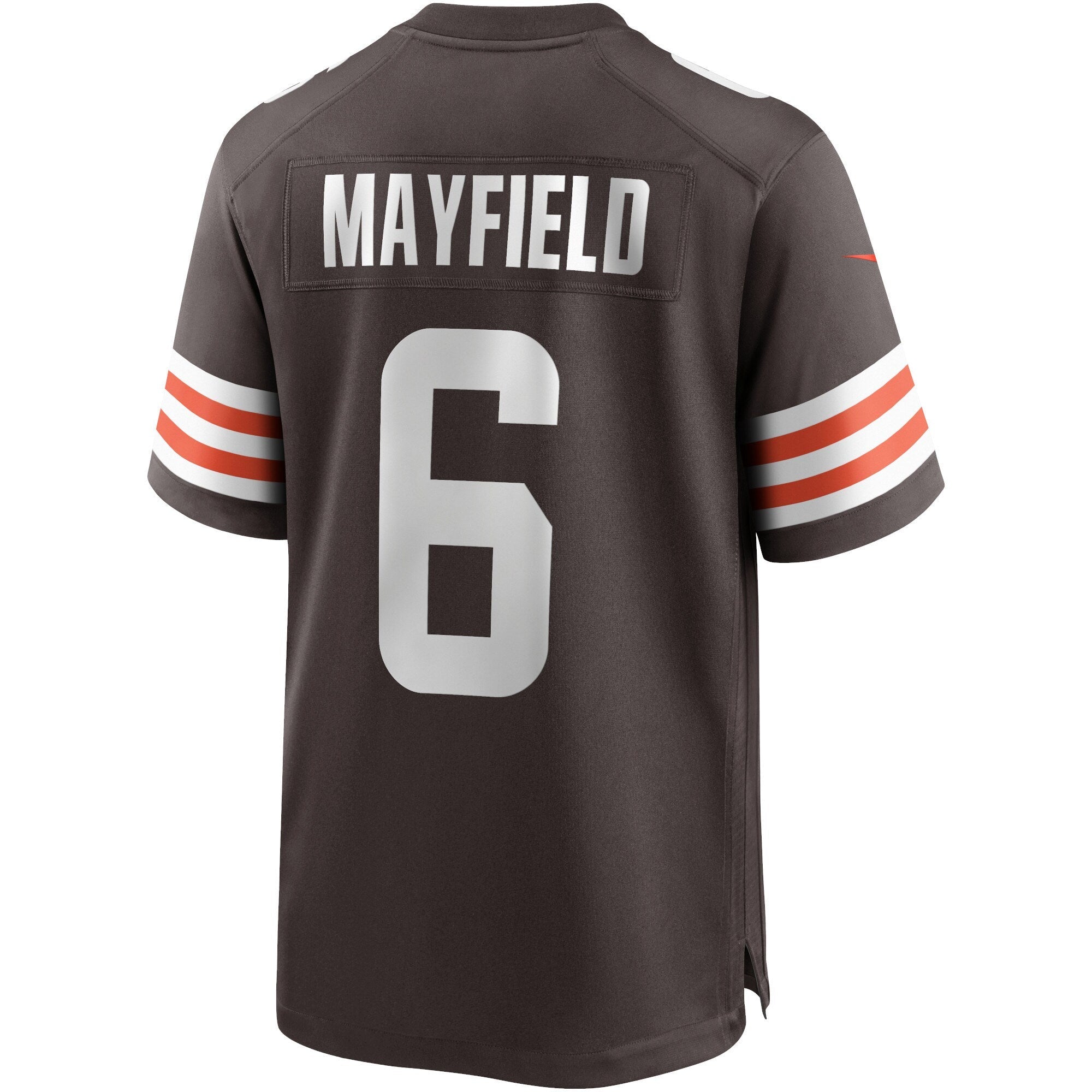 Men's Nike Baker Mayfield Brown Cleveland Browns Game Player Jersey