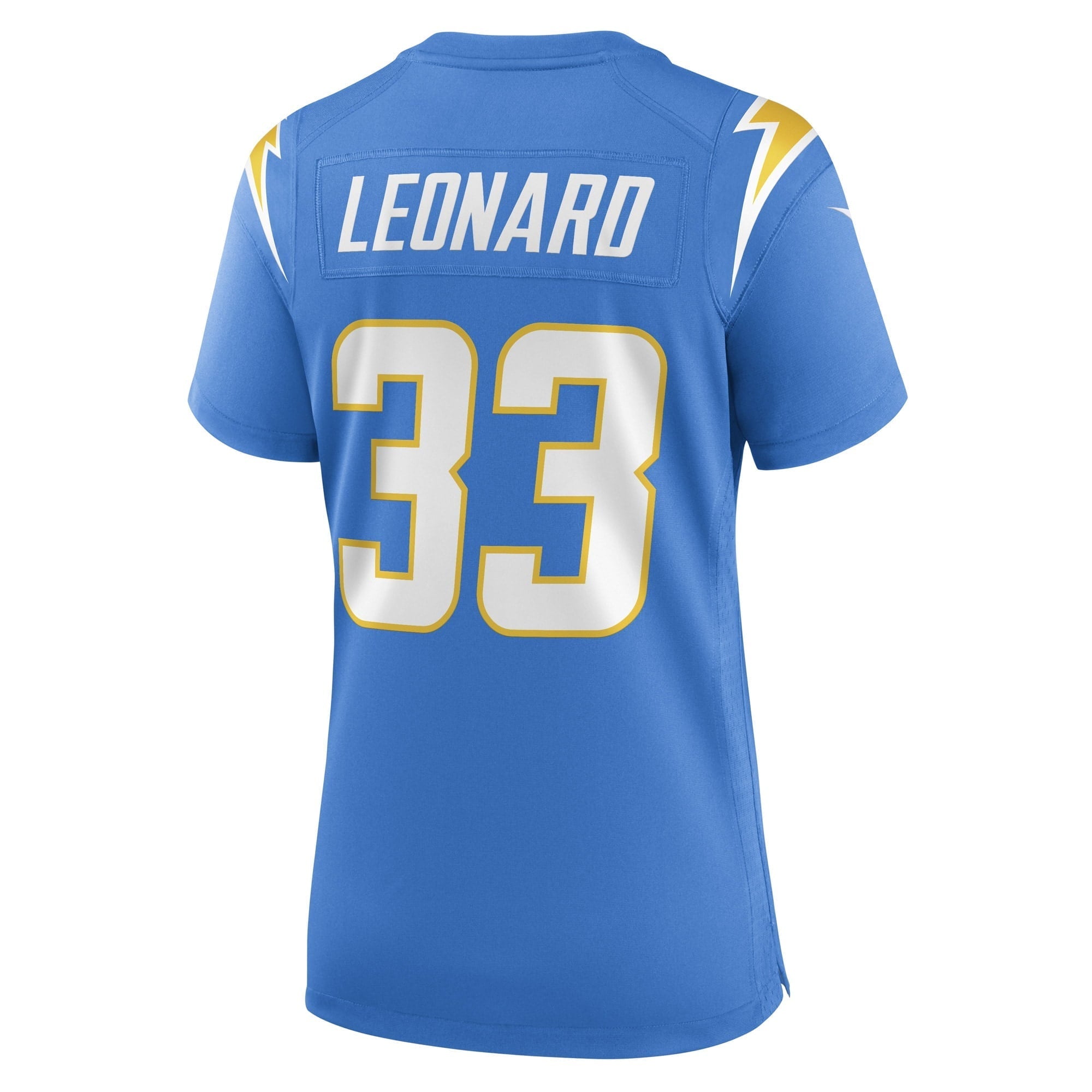 Women's Nike Deane Leonard Powder Blue Los Angeles Chargers Game Player Jersey