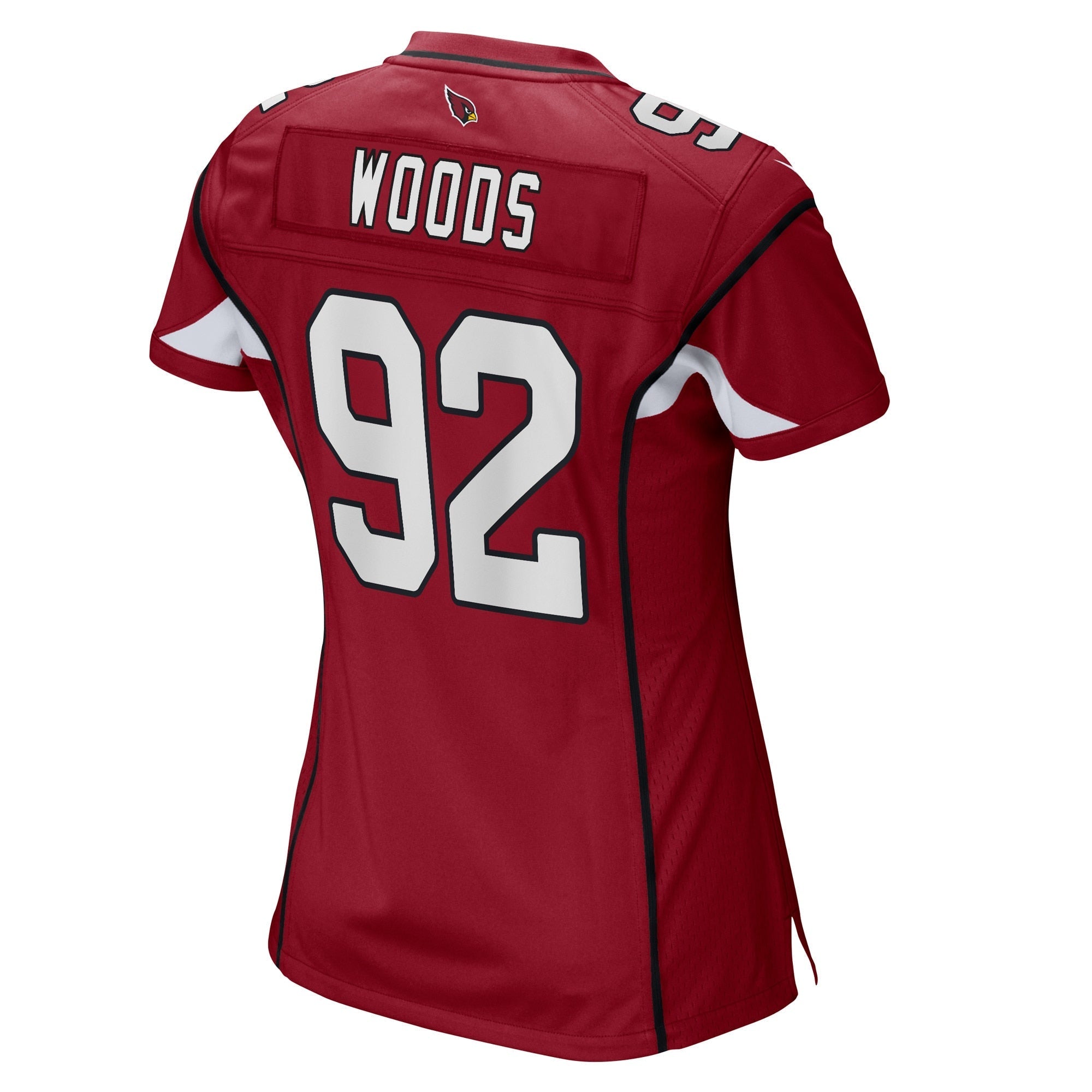 Women's Nike Antwaun Woods Cardinal Arizona Cardinals Game Player Jersey