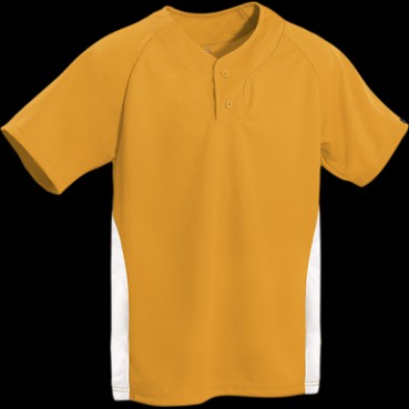 Clearance Kobe Two Button Sr. Baseball Jerseys Blue-White