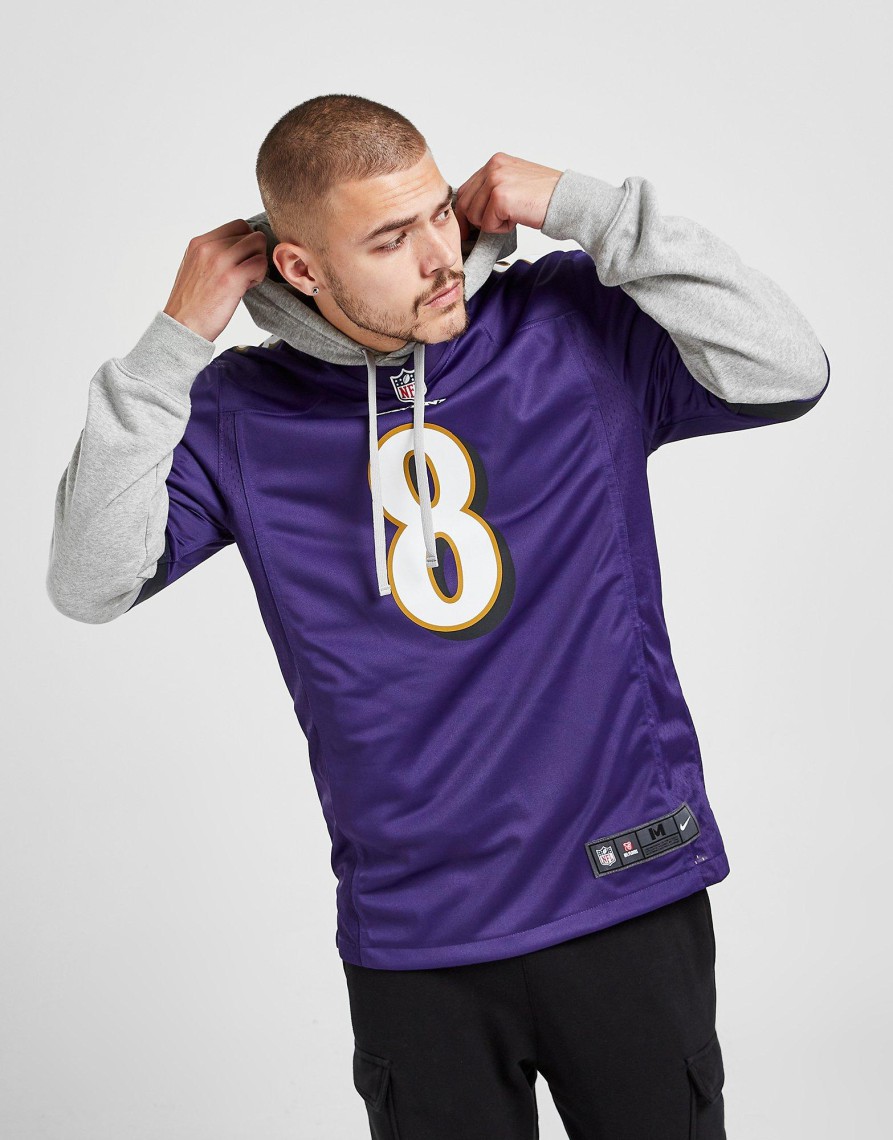 Outlet Nike NFL Baltimore Ravens Jackson #8 Jersey Lilla S