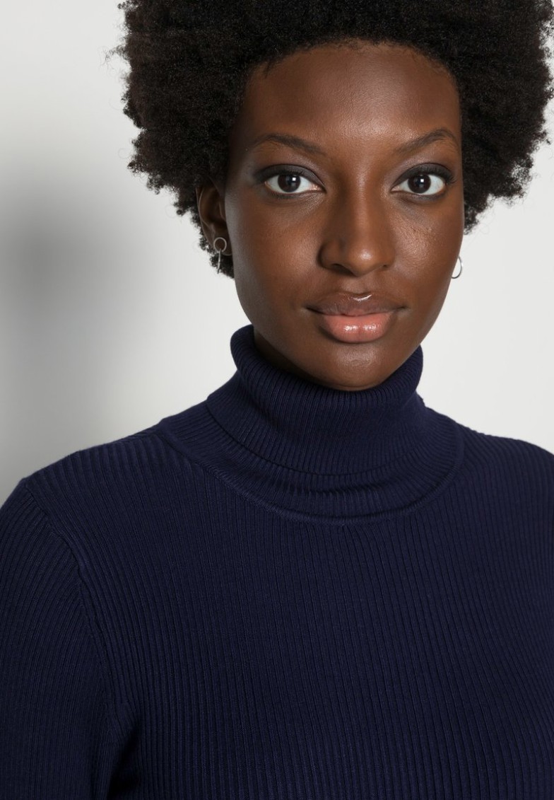 Discount Anna Field TURTLE NECK – Jersey De Punto – Dark Blue, Mujer L