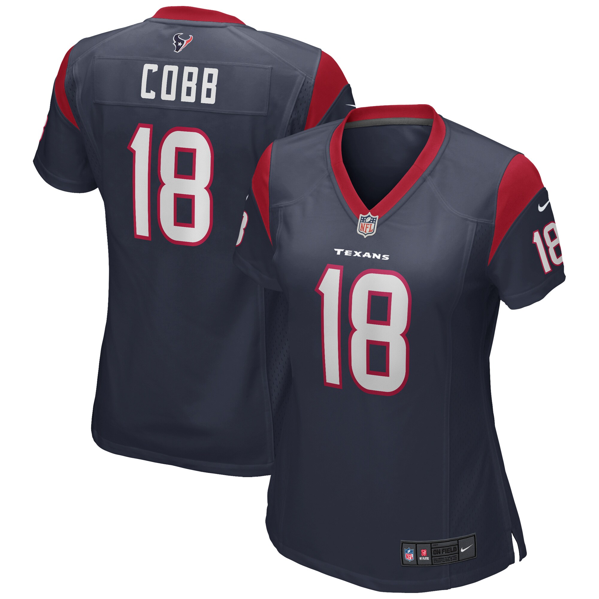 Randall Cobb Houston Texans Nike Women's Game Player Jersey - Navy