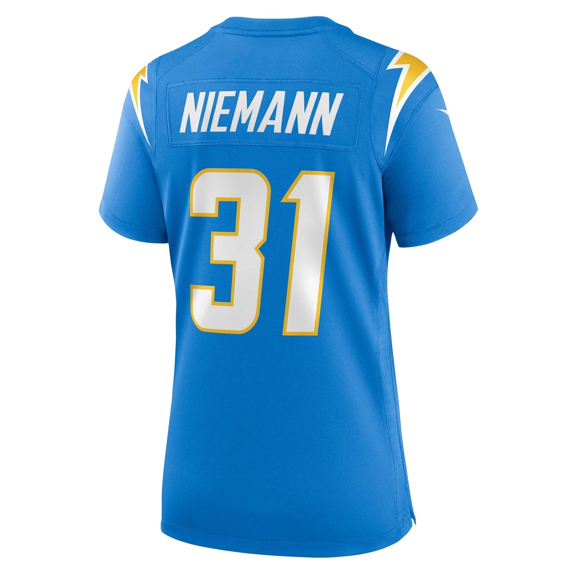 Women's Nike Nick Niemann Powder Blue Los Angeles Chargers Game Player Jersey
