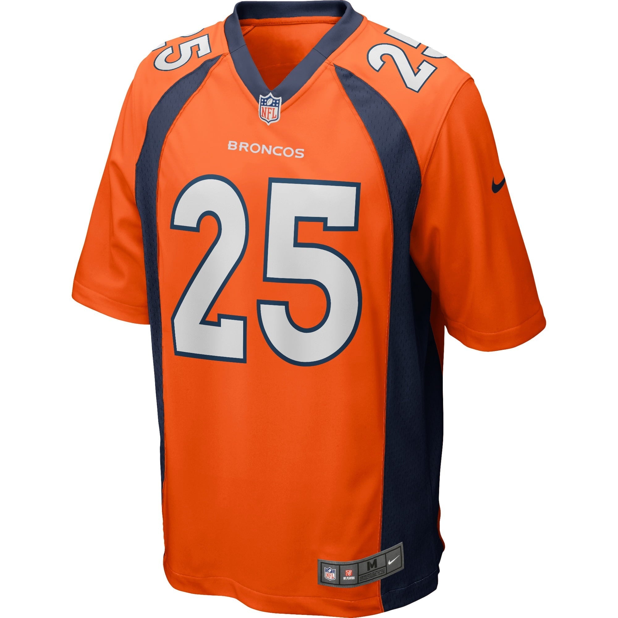 Men's Nike Melvin Gordon III Orange Denver Broncos Game Jersey