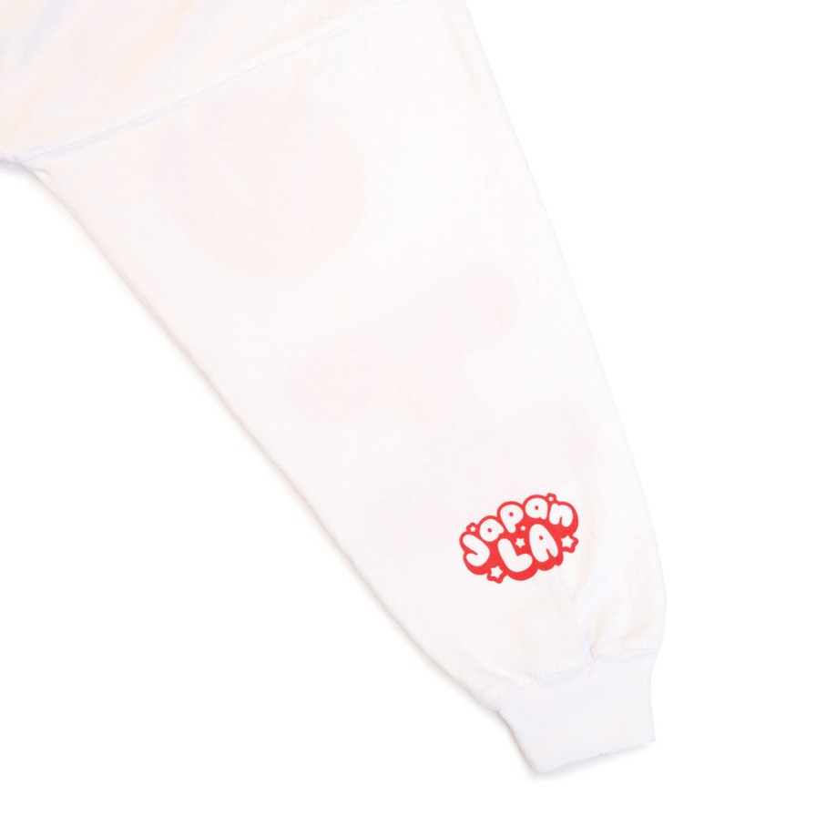 Clearance Hello Kitty JapanLA Cropped Spirit Jersey WHITE