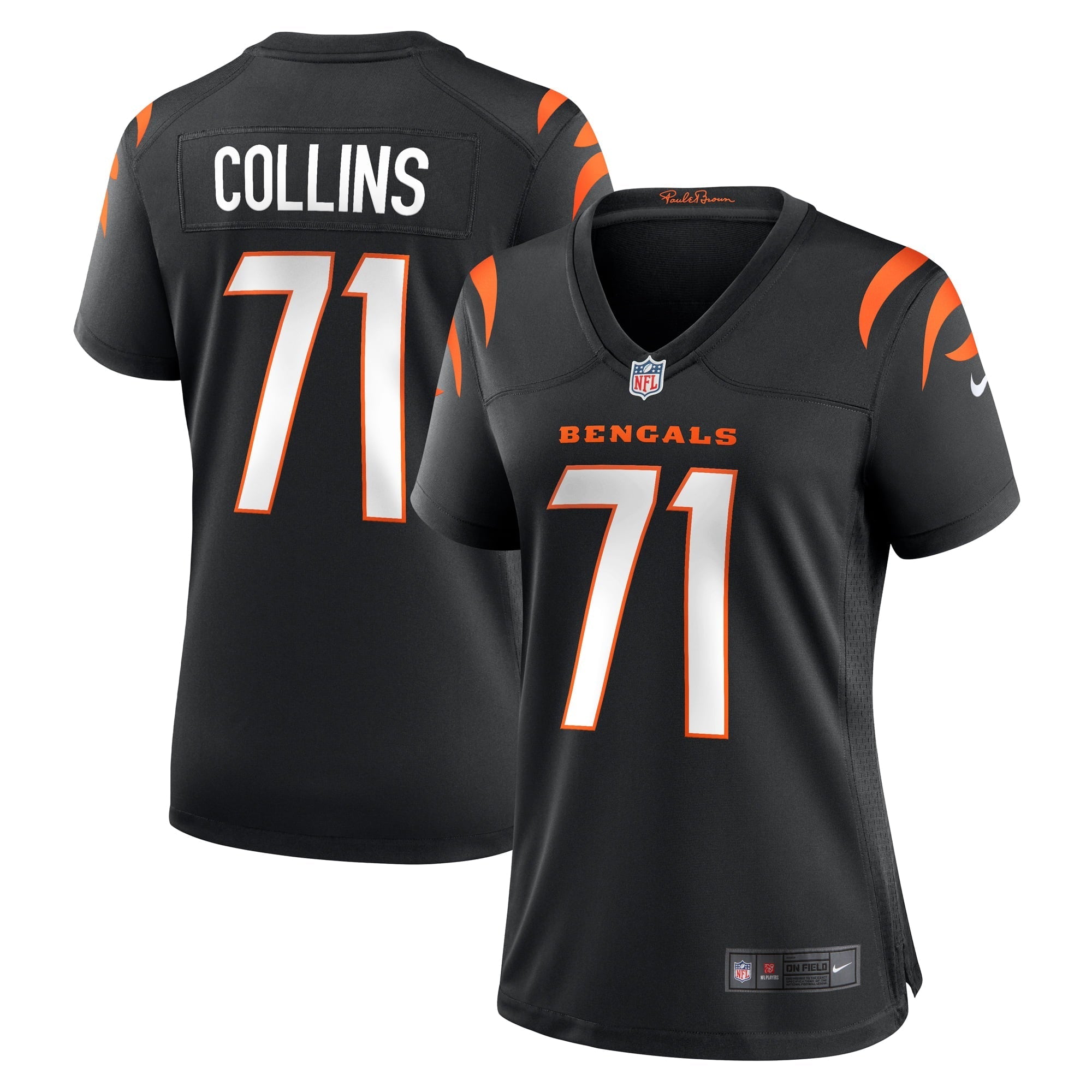 Women's Nike La'el Collins Black Cincinnati Bengals Game Jersey