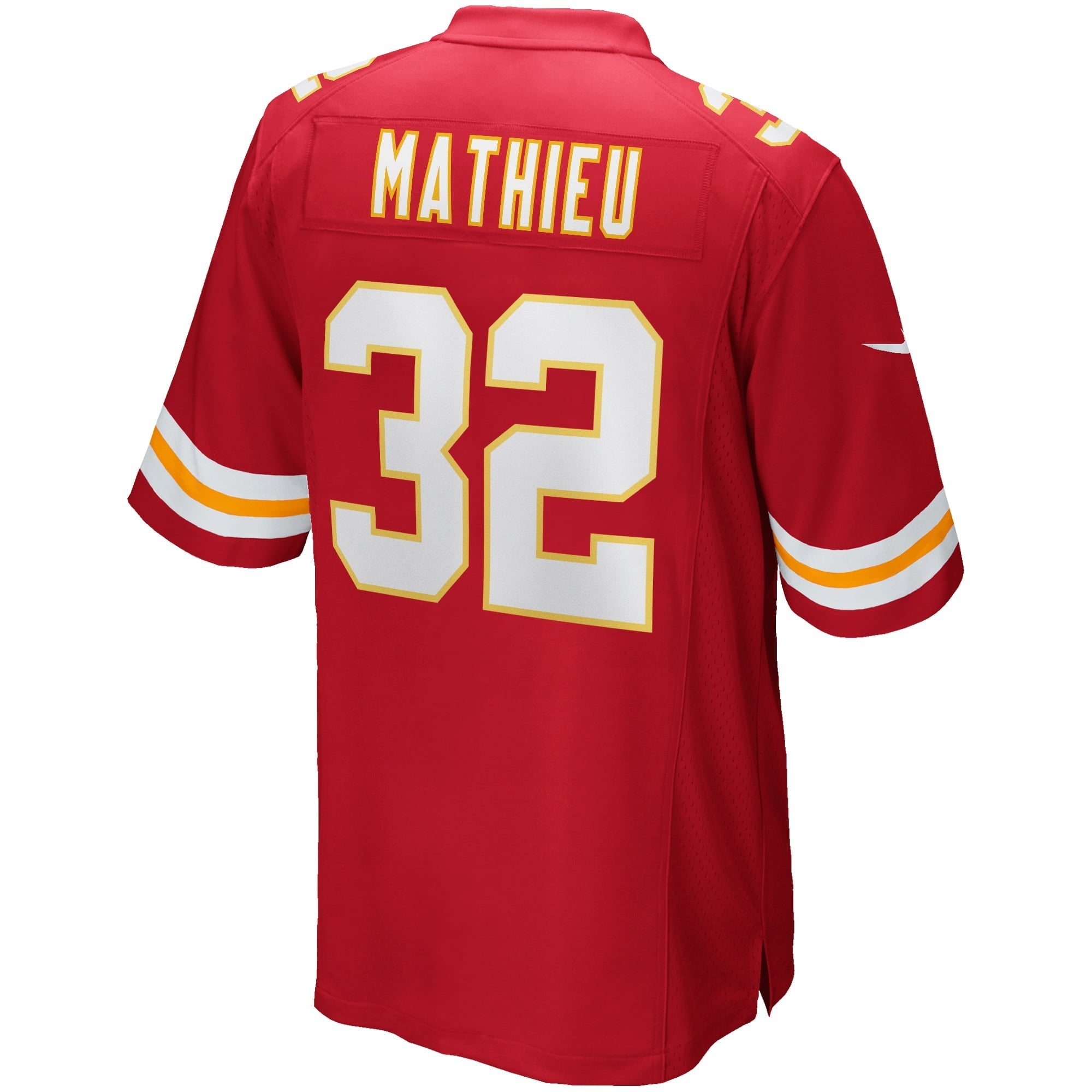 Men's Nike Tyrann Mathieu Red Kansas City Chiefs Game Player Jersey