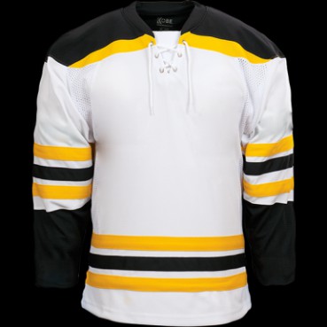Cheap Kobe K3G Pro Series Senior Hockey Jerseys Black-Gold-White