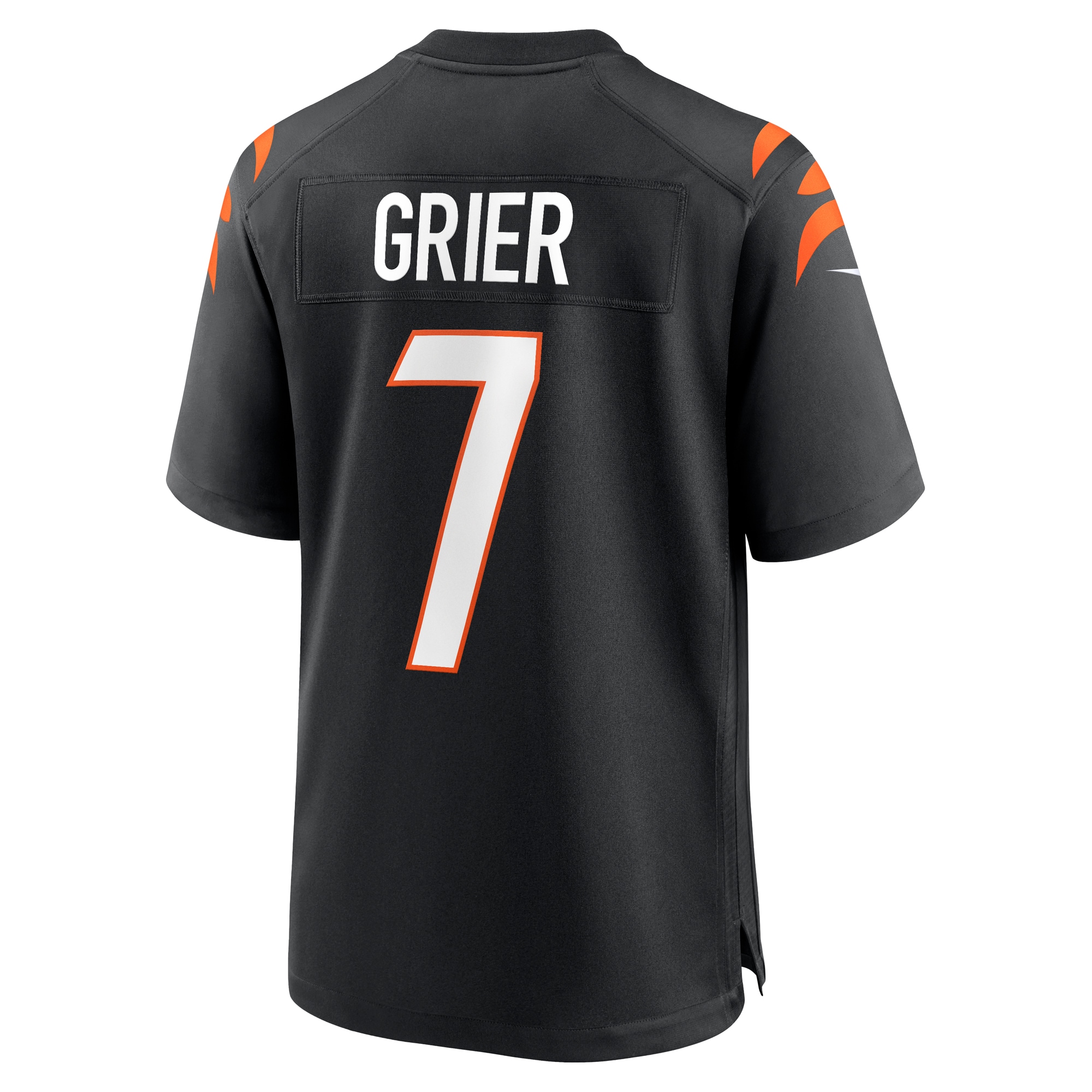 Will Grier Cincinnati Bengals Nike Team Game Jersey -  Black