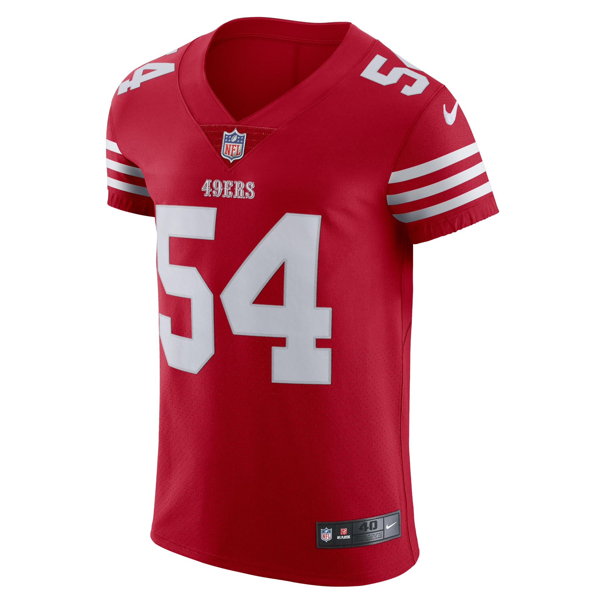 Fred Warner San Francisco 49ers Nike Vapor Elite Jersey - Scarlet