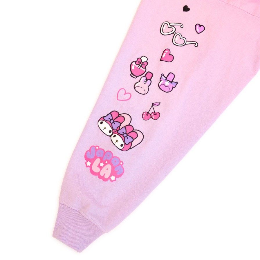 Sale My Melody & Kuromi Sleepover JapanLA Spirit Jersey Characters PINK
