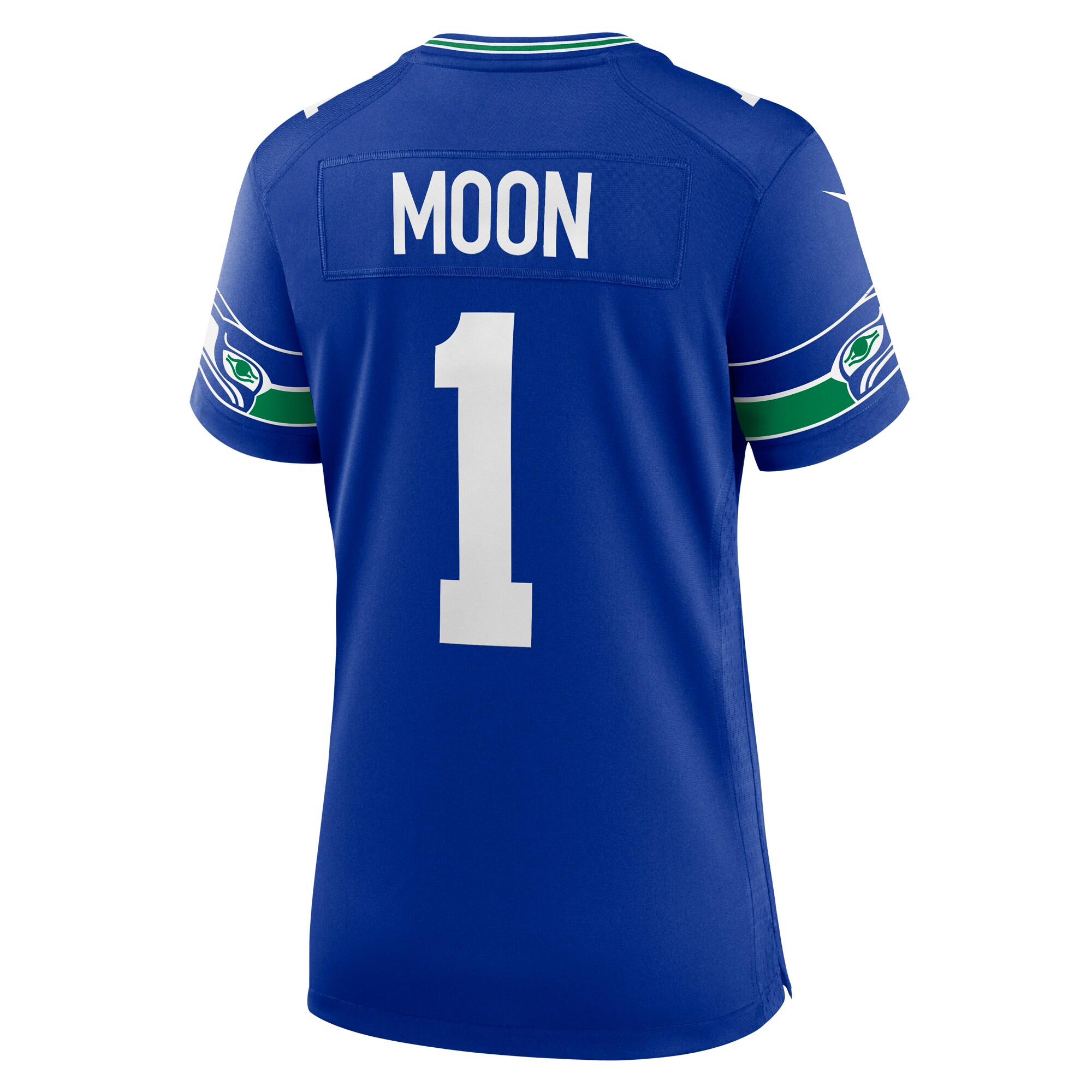 Warren Moon Seattle Seahawks Nike Women's Throwback Retired Player Game Jersey - Royal