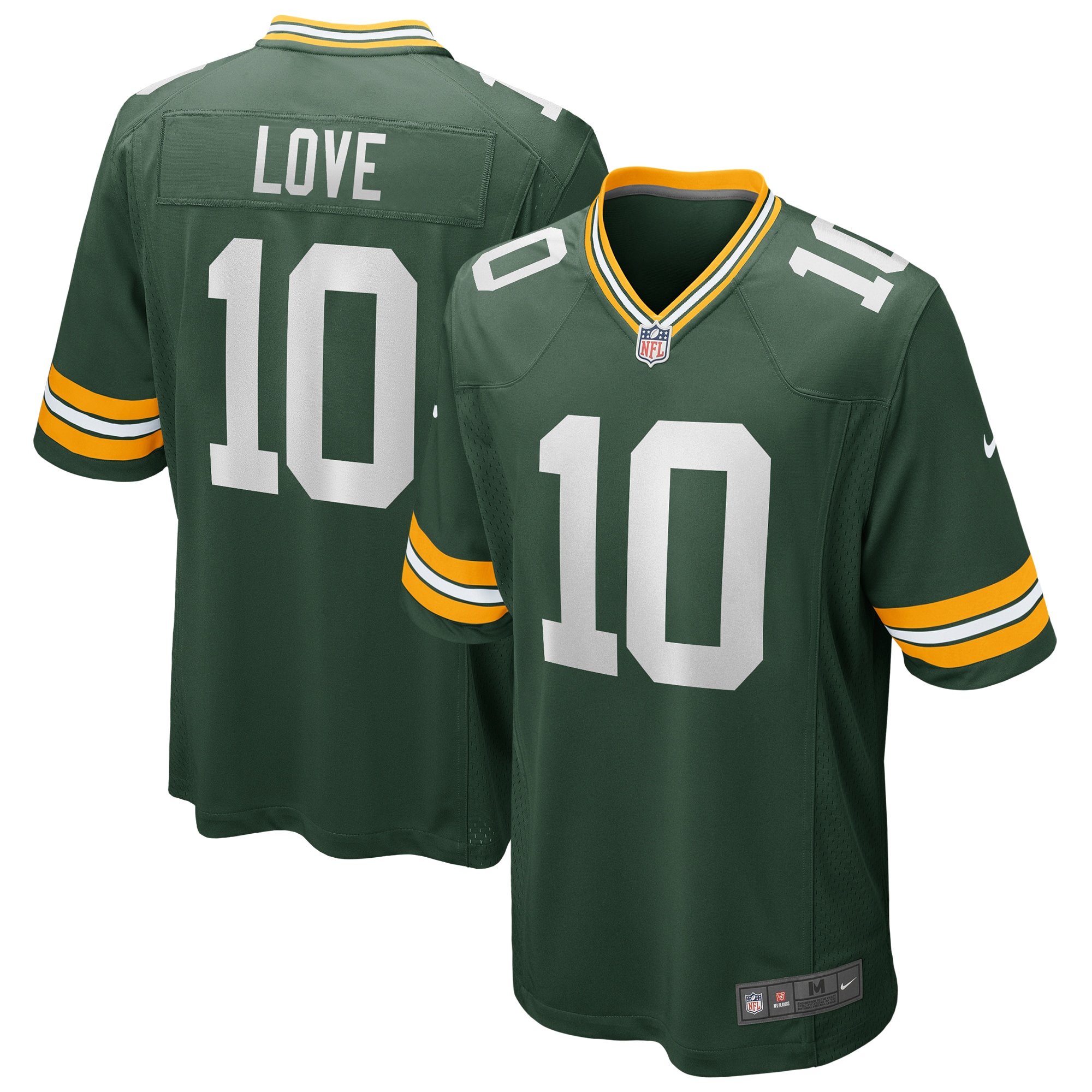 Jordans Love Green Bay Packers Nike Player Game Jersey - Green