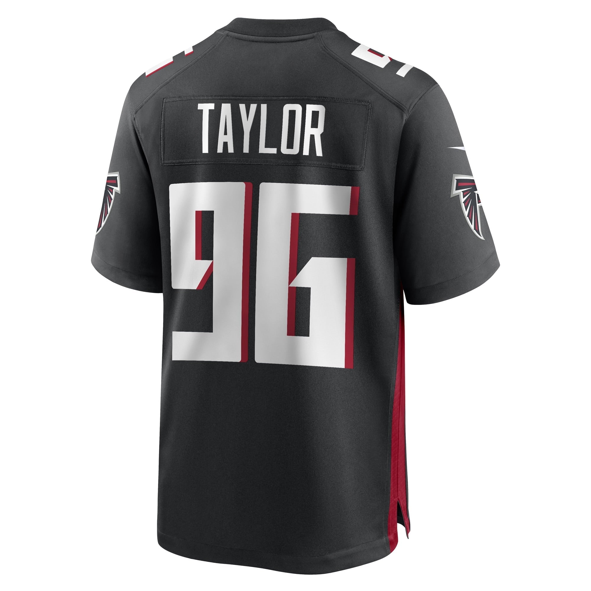 Men's Nike Vincent Taylor Black Atlanta Falcons Game Player Jersey