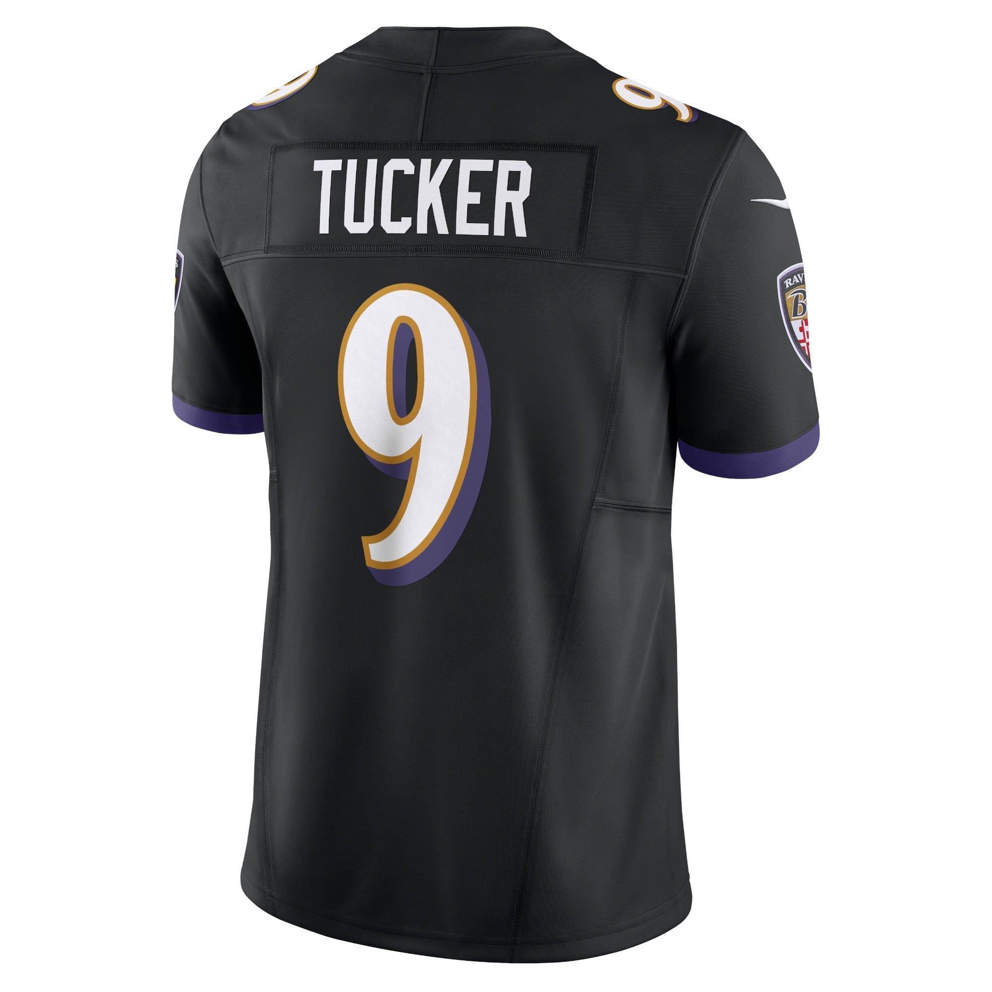 Men's Nike Justin Tucker Black Baltimore Ravens Vapor F.U.S.E. Limited Jersey