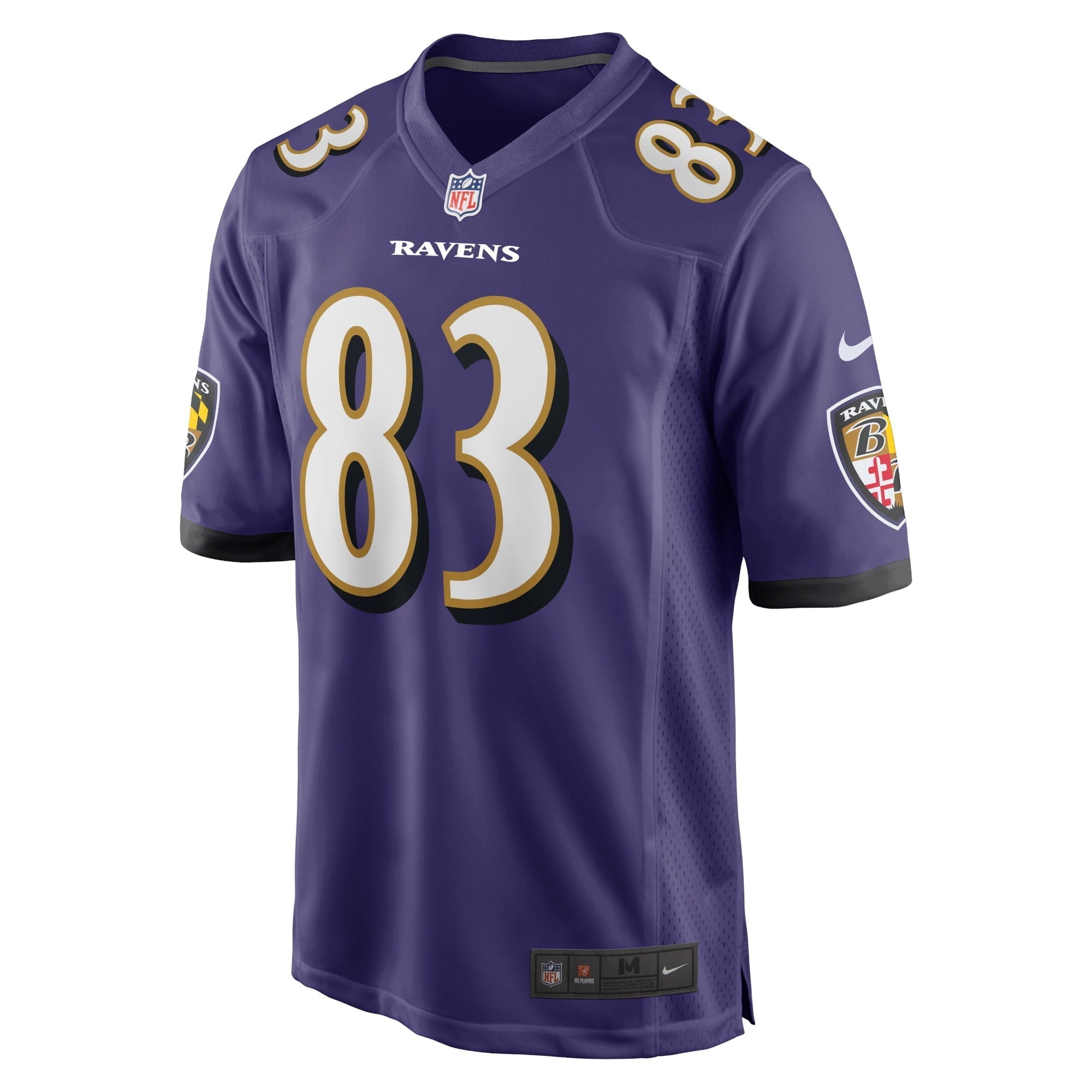 Men's Nike Andy Isabella Purple Baltimore Ravens Home Game Player Jersey