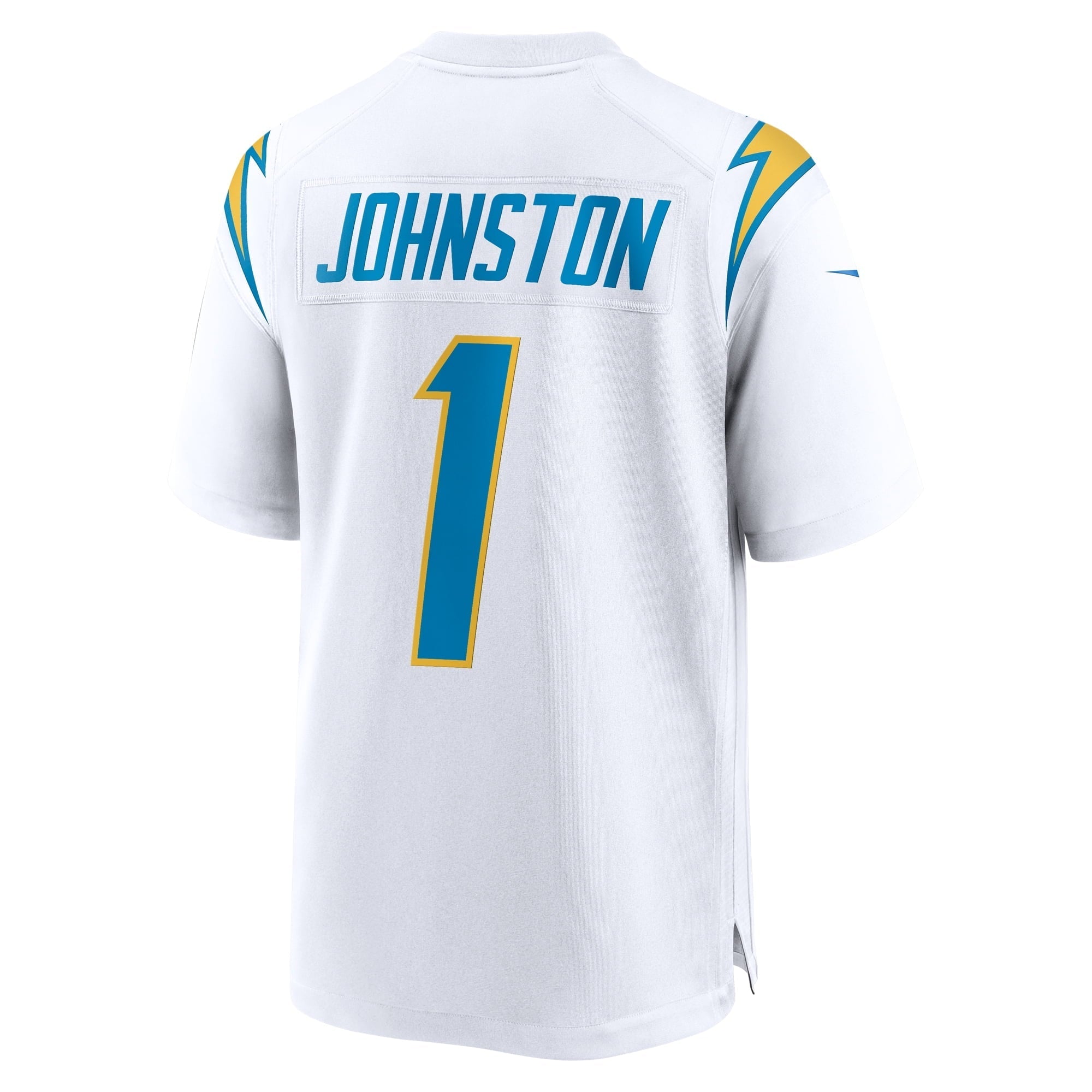Men's Nike Quentin Johnston White Los Angeles Chargers Away Game Jersey