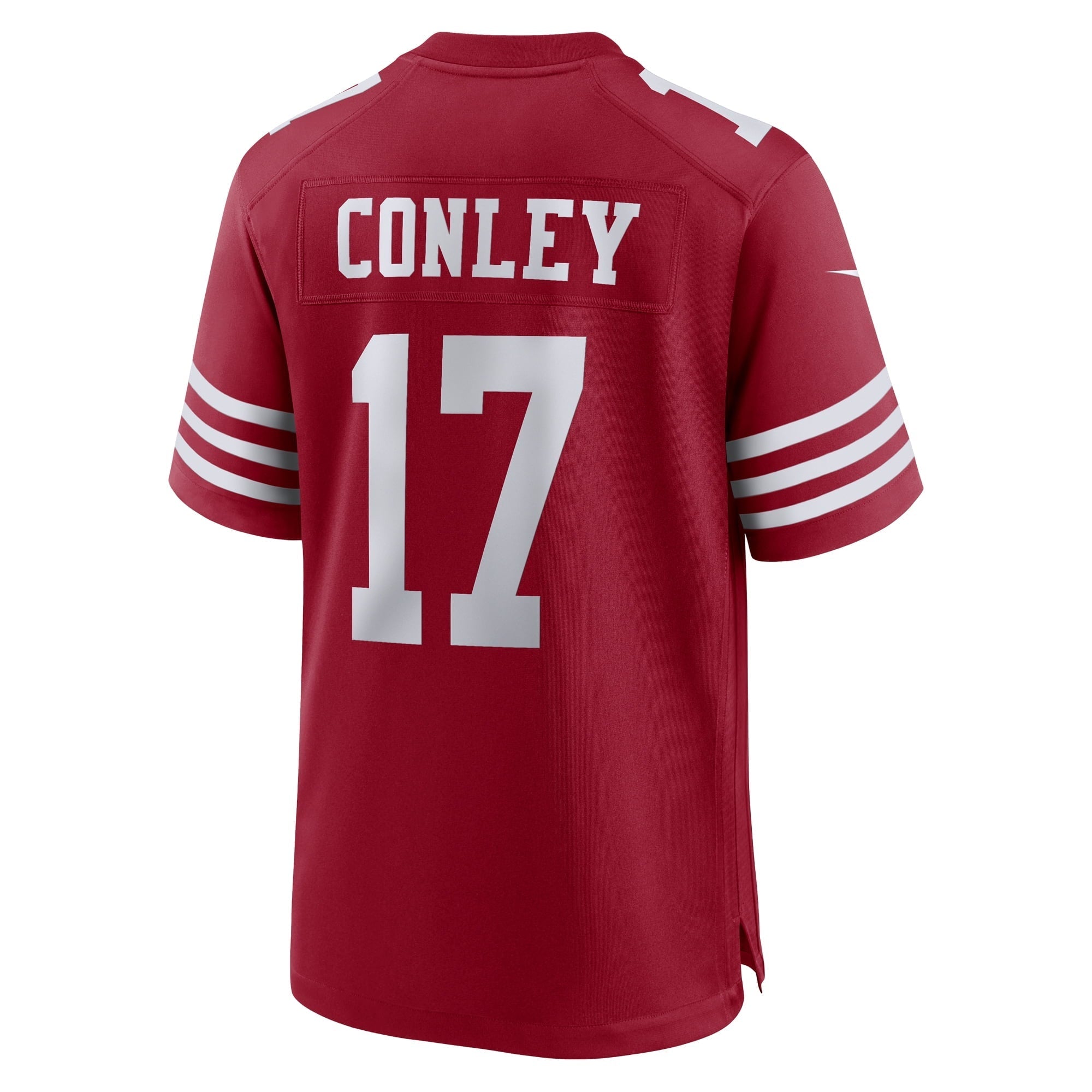 Men's Nike Chris Conley Scarlet San Francisco 49ers Game Jersey