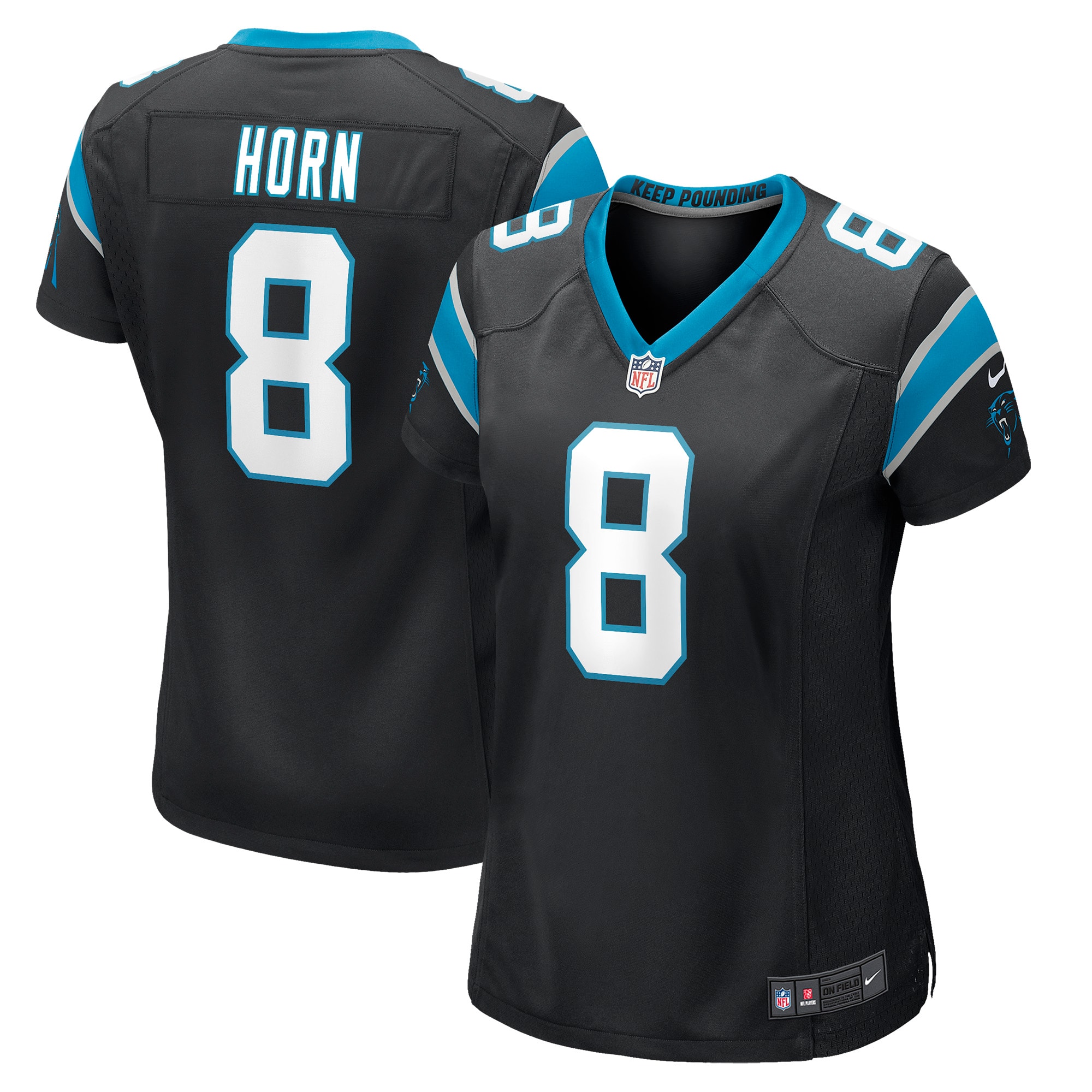 Jaycee Horn Carolina Panthers Nike Women's Game Player Alternate Jersey - Black