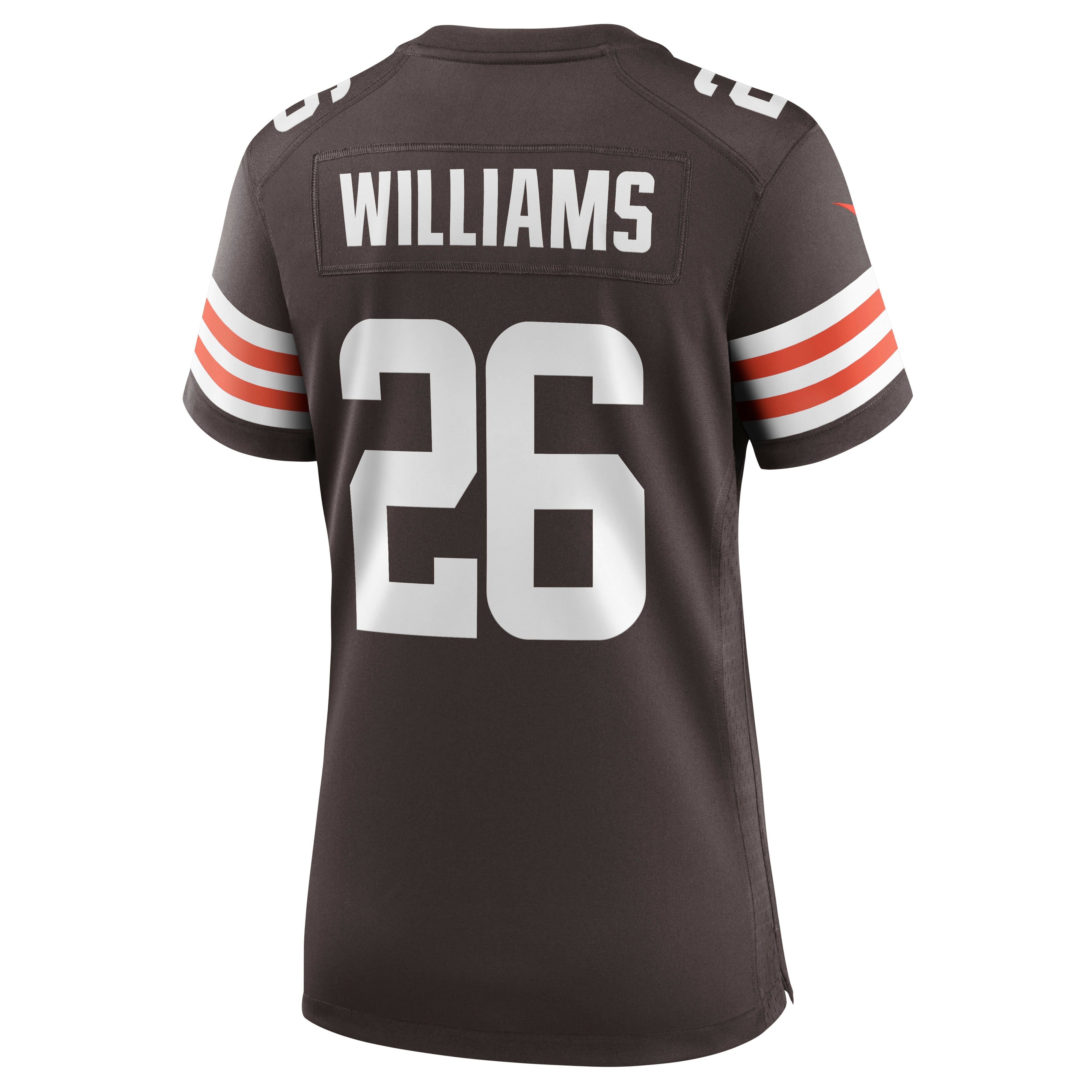 Women's Nike Greedy Williams Brown Cleveland Browns Game Jersey