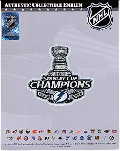 Outlet Shop Tampa Bay Lightning Unsigned National Emblem 2021 Stanley Cup Champions Jersey Patch – Autographed NHL Jerseys