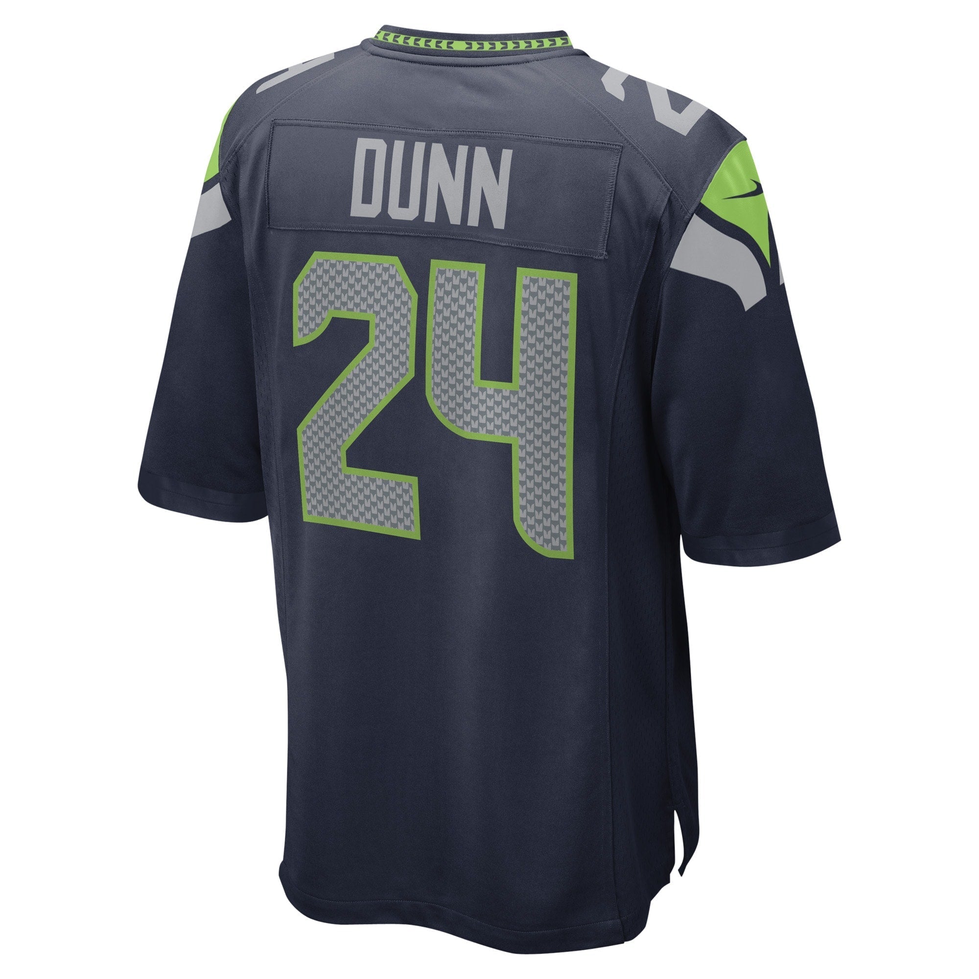 Men's Nike Isaiah Dunn College Navy Seattle Seahawks Game Player Jersey