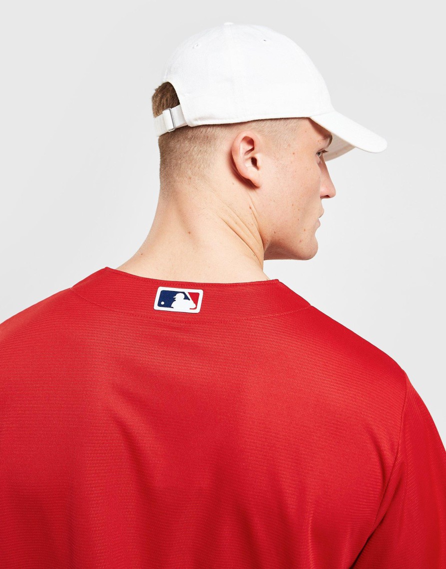 Sale Nike MLB Boston Red Sox Alternate Jersey Rød S