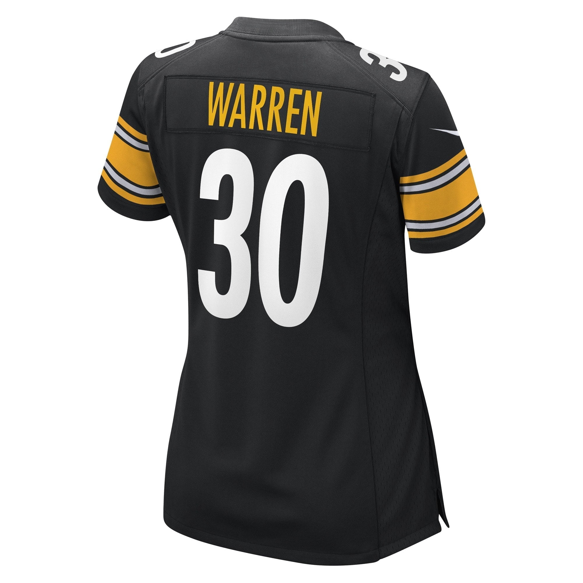 Women's Nike Jaylen Warren Black Pittsburgh Steelers Game Player Jersey