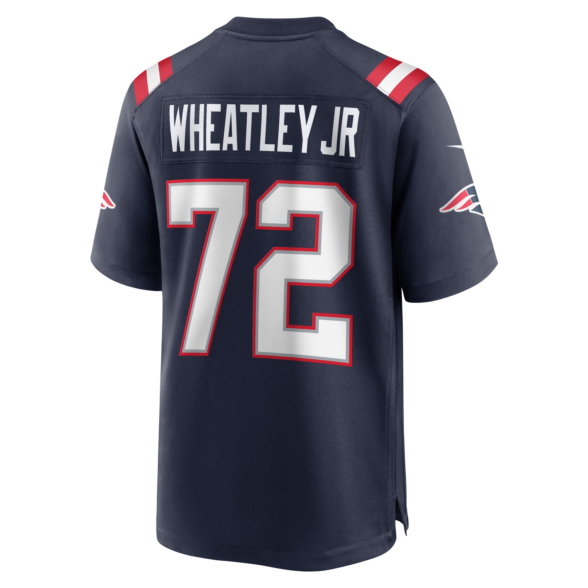 Tyrone Wheatley New England Patriots Nike Team Game Jersey -  Navy