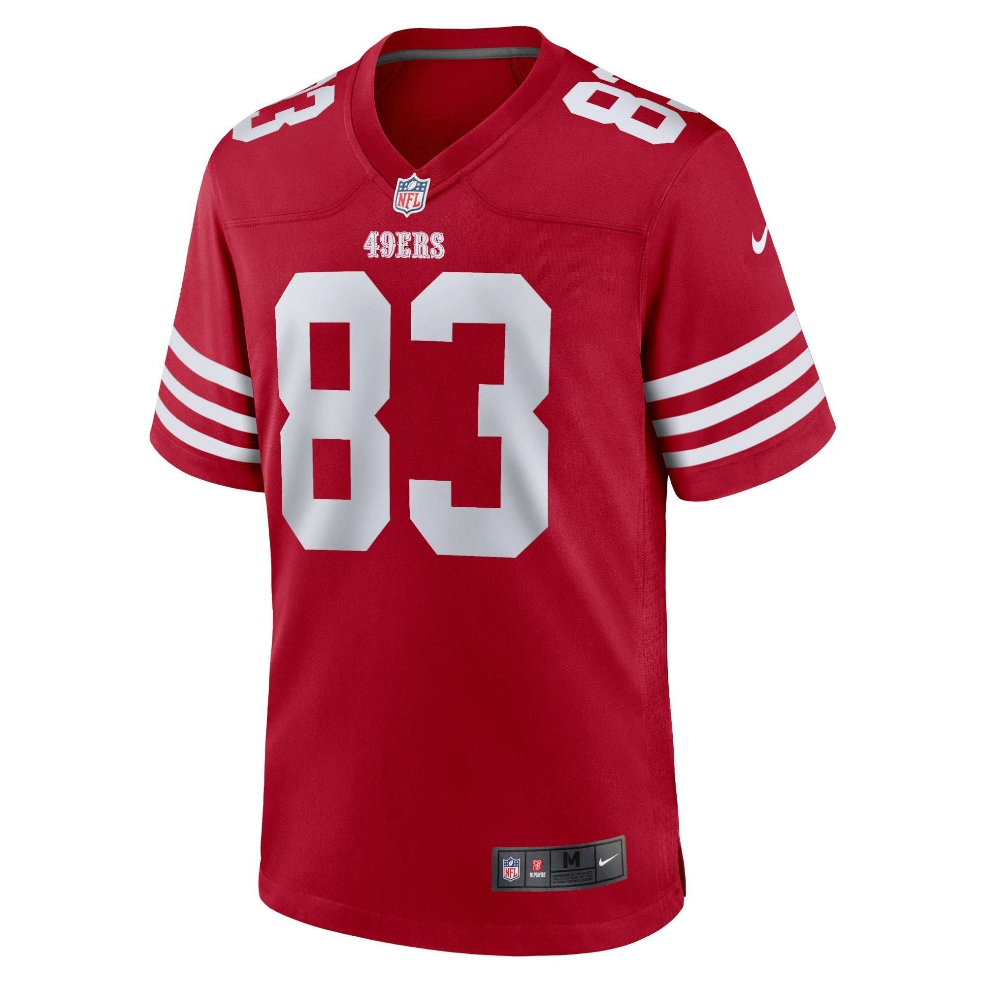 Men's Nike Dazz Newsome Scarlet San Francisco 49ers Home Game Player Jersey