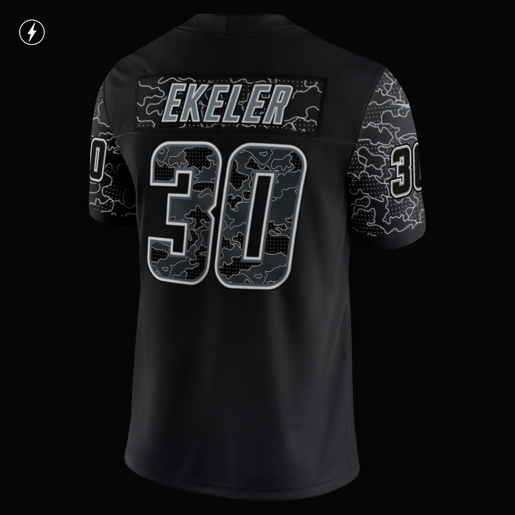 Men's Nike Austin Ekeler Black Los Angeles Chargers RFLCTV Limited Jersey