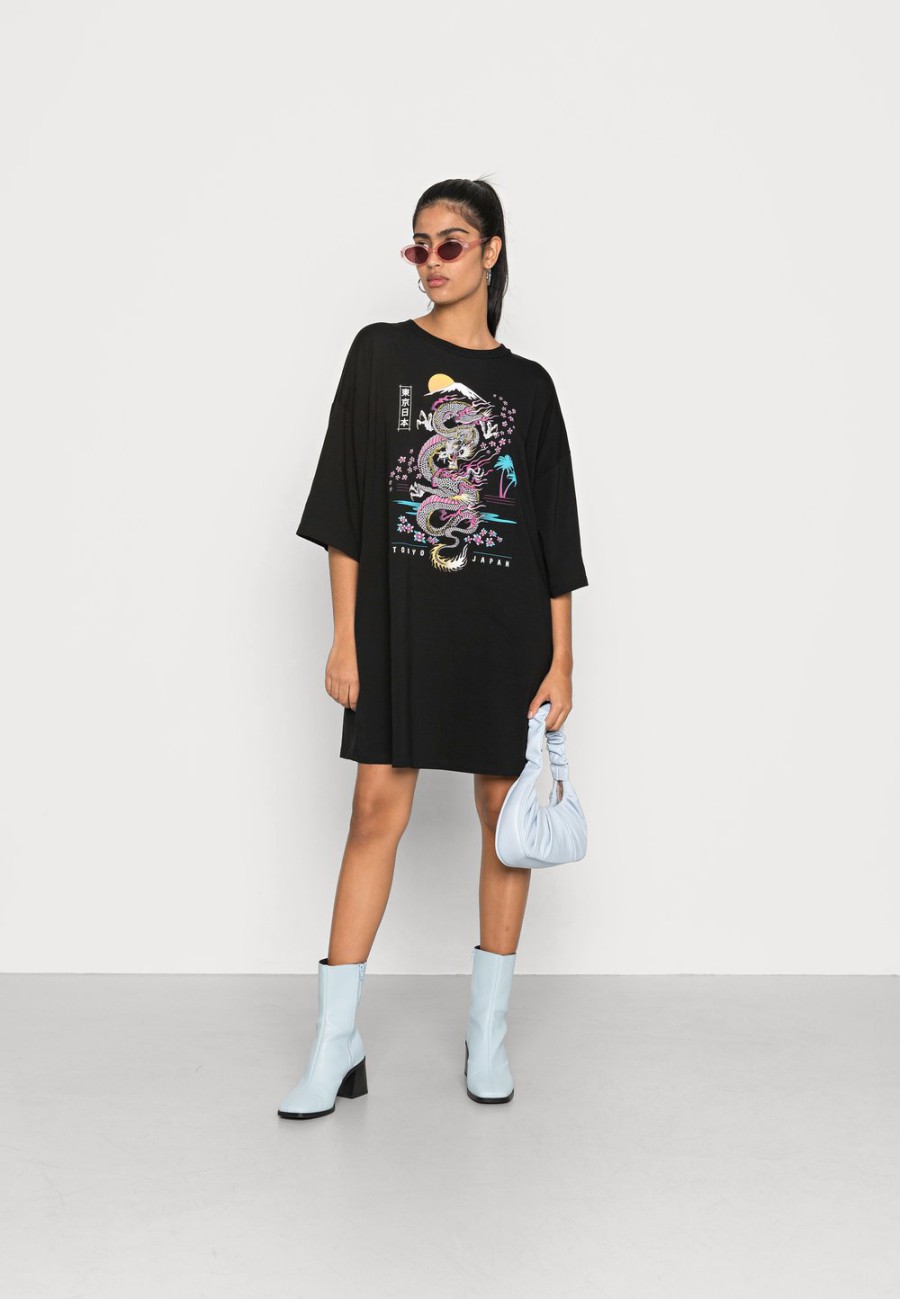 Cheap Even&Odd Prix Dégriffé Robe en jersey robes col rond femme XS