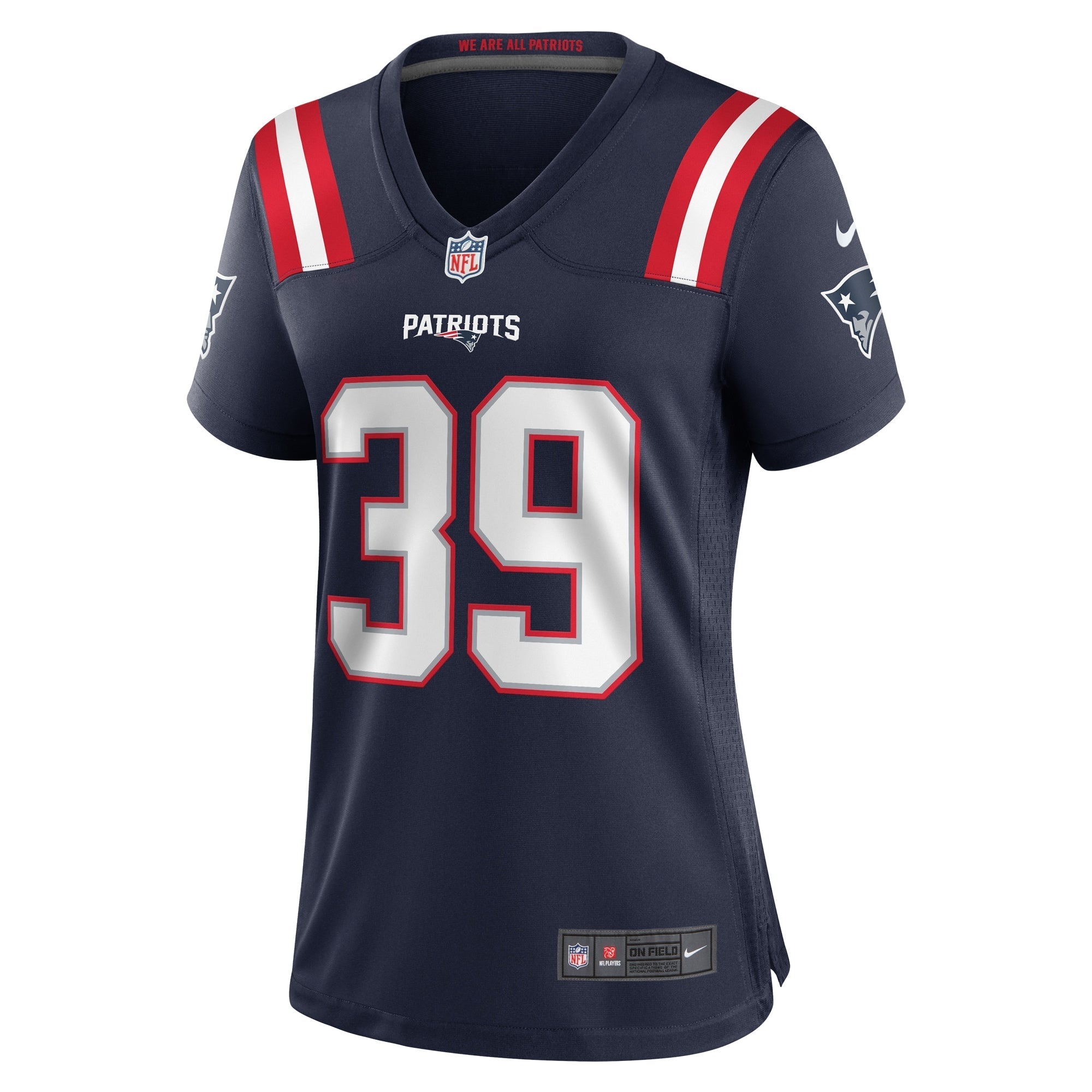 Women's Nike Tae Hayes Navy New England Patriots Home Game Player Jersey