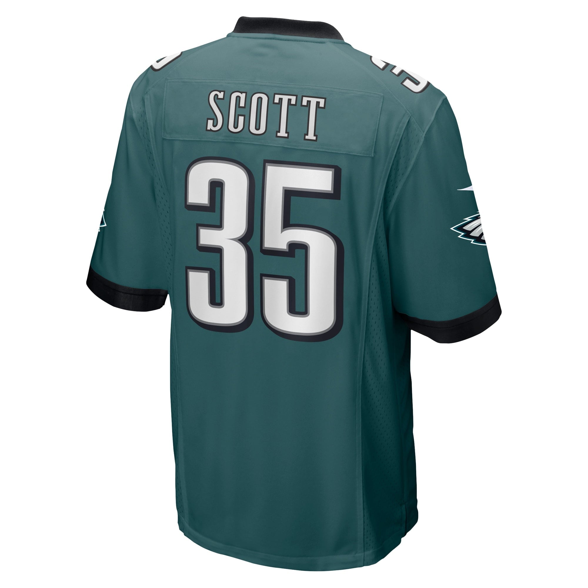 Men's Nike Boston Scott Midnight Green Philadelphia Eagles Game Jersey