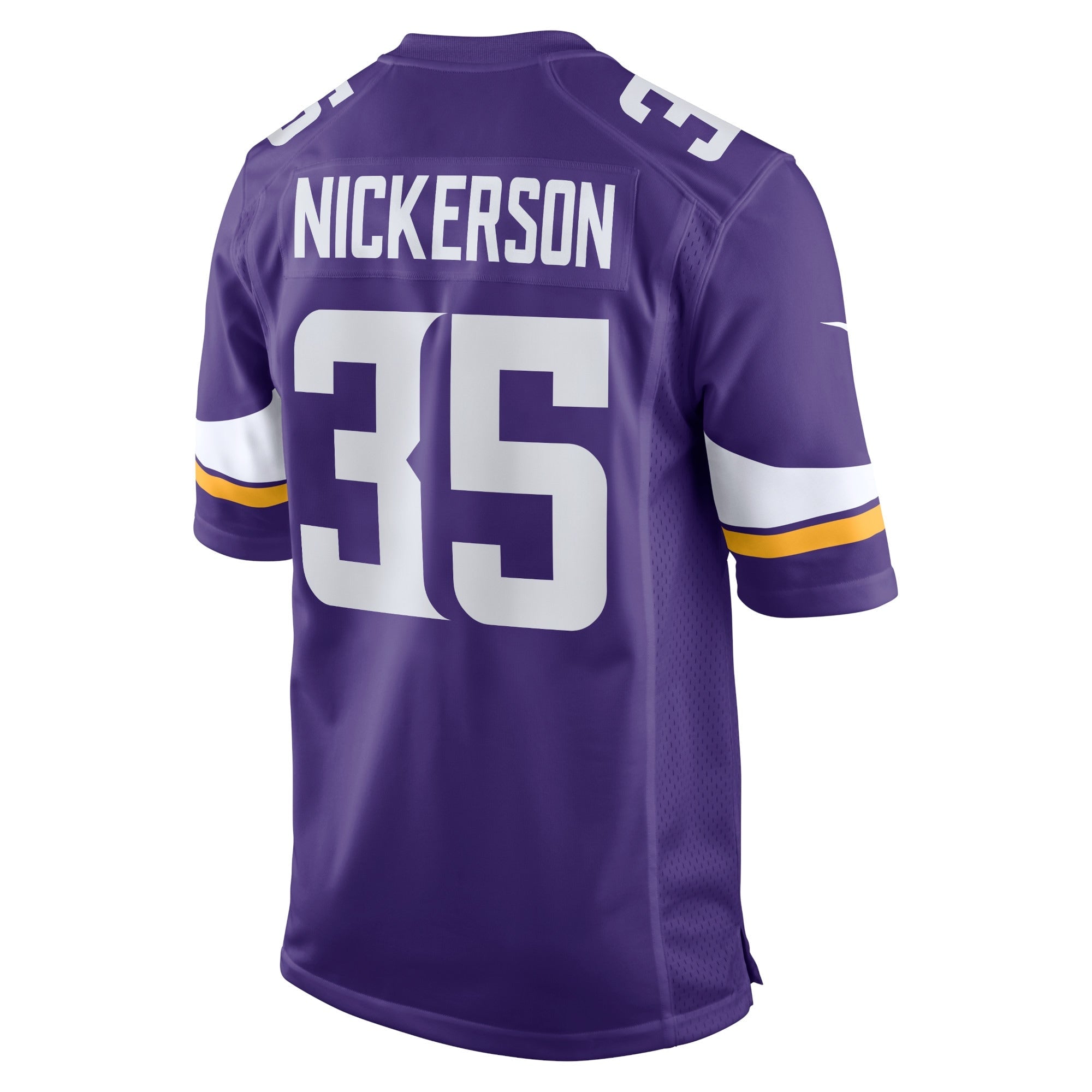 Men's Nike Parry Nickerson Purple Minnesota Vikings Home Game Player Jersey