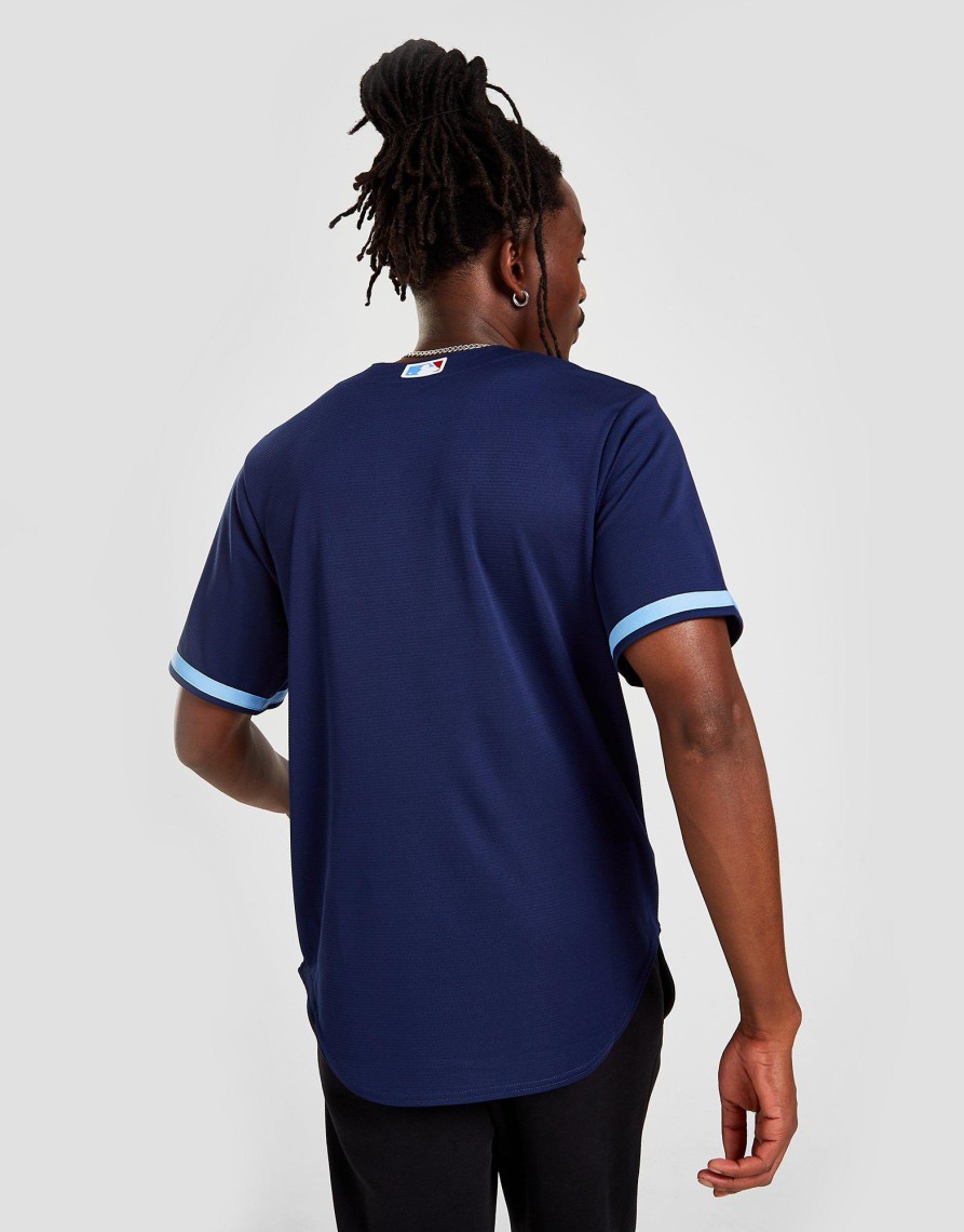 Sale Nike MLB Chicago Cubs City Jersey Blå S