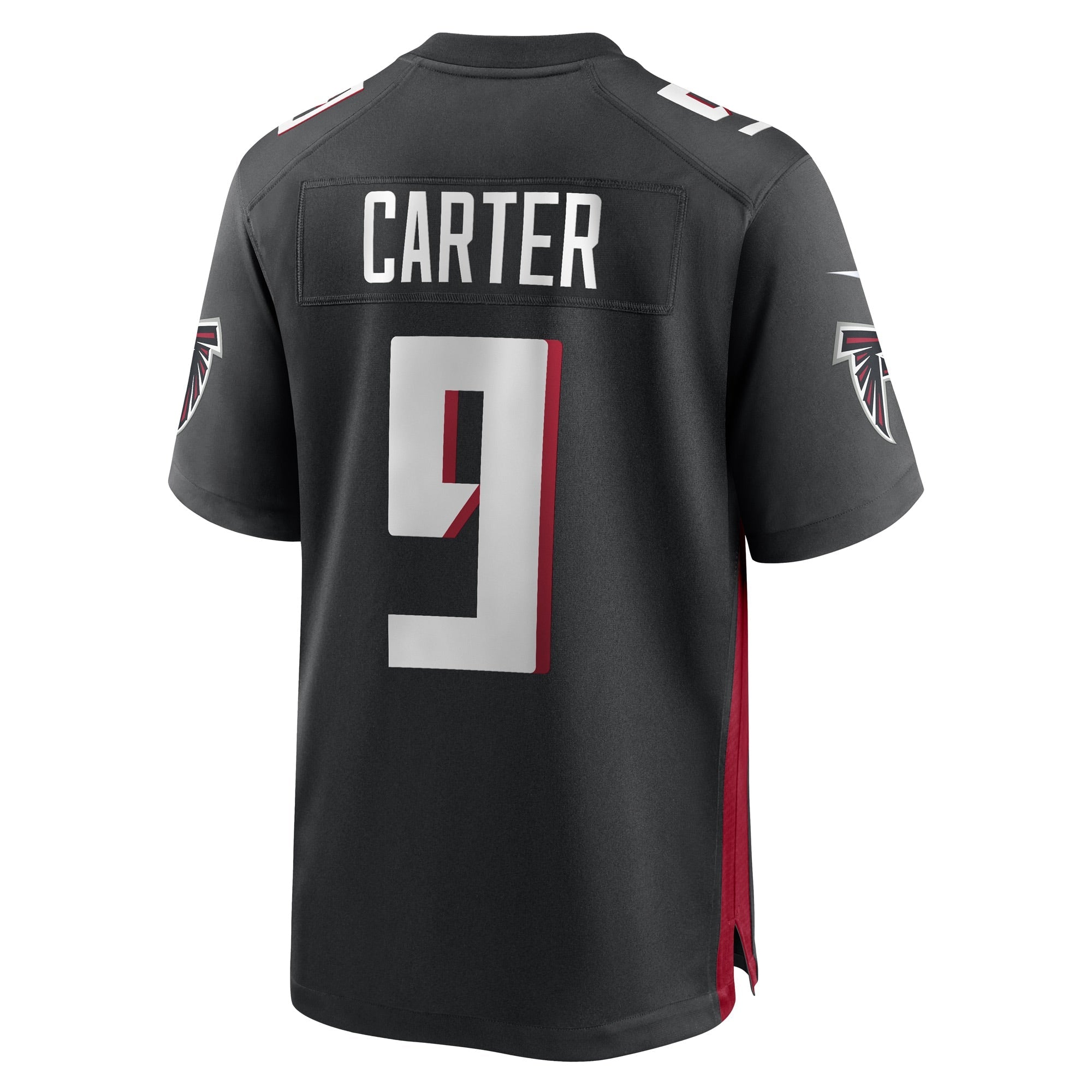 Men's Nike Lorenzo Carter Black Atlanta Falcons Game Player Jersey