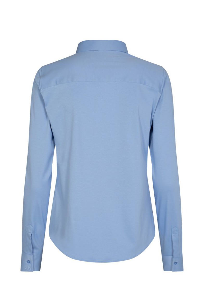 Outlet Mos Mosh – Damen TINA JERSEY – Hemdbluse – Bel Air Blue L