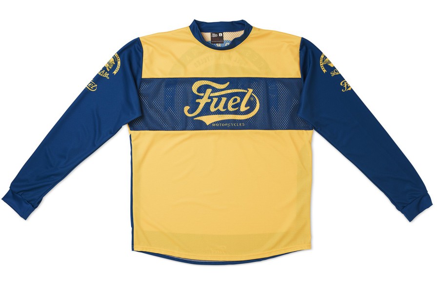 Clearance FUEL MOTORCYCLES FUEL – “SCRAM 19” Enduro Jersey Long Sleeve T’s S