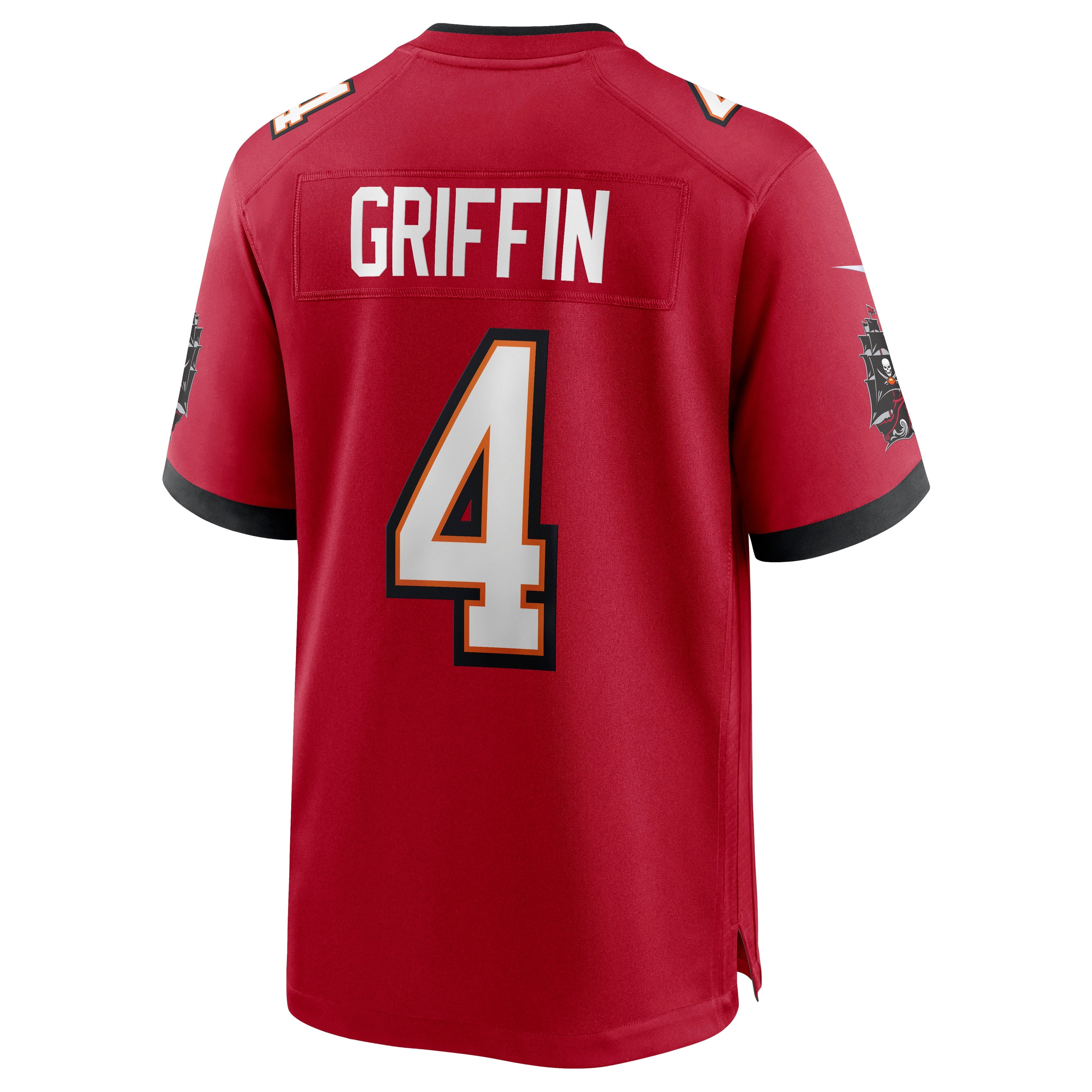 Men's Nike Ryan Griffin Red Tampa Bay Buccaneers Game Jersey