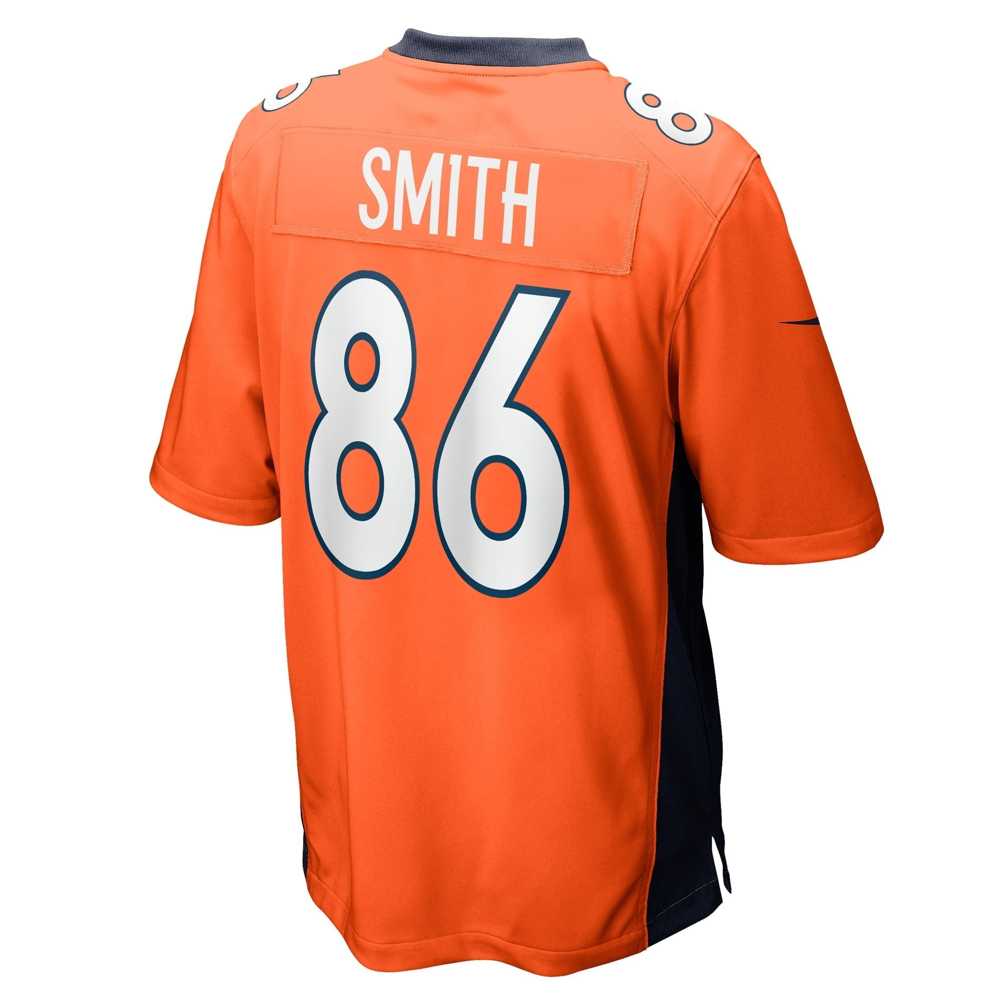 Men's Nike Vyncint Smith Orange Denver Broncos Game Player Jersey