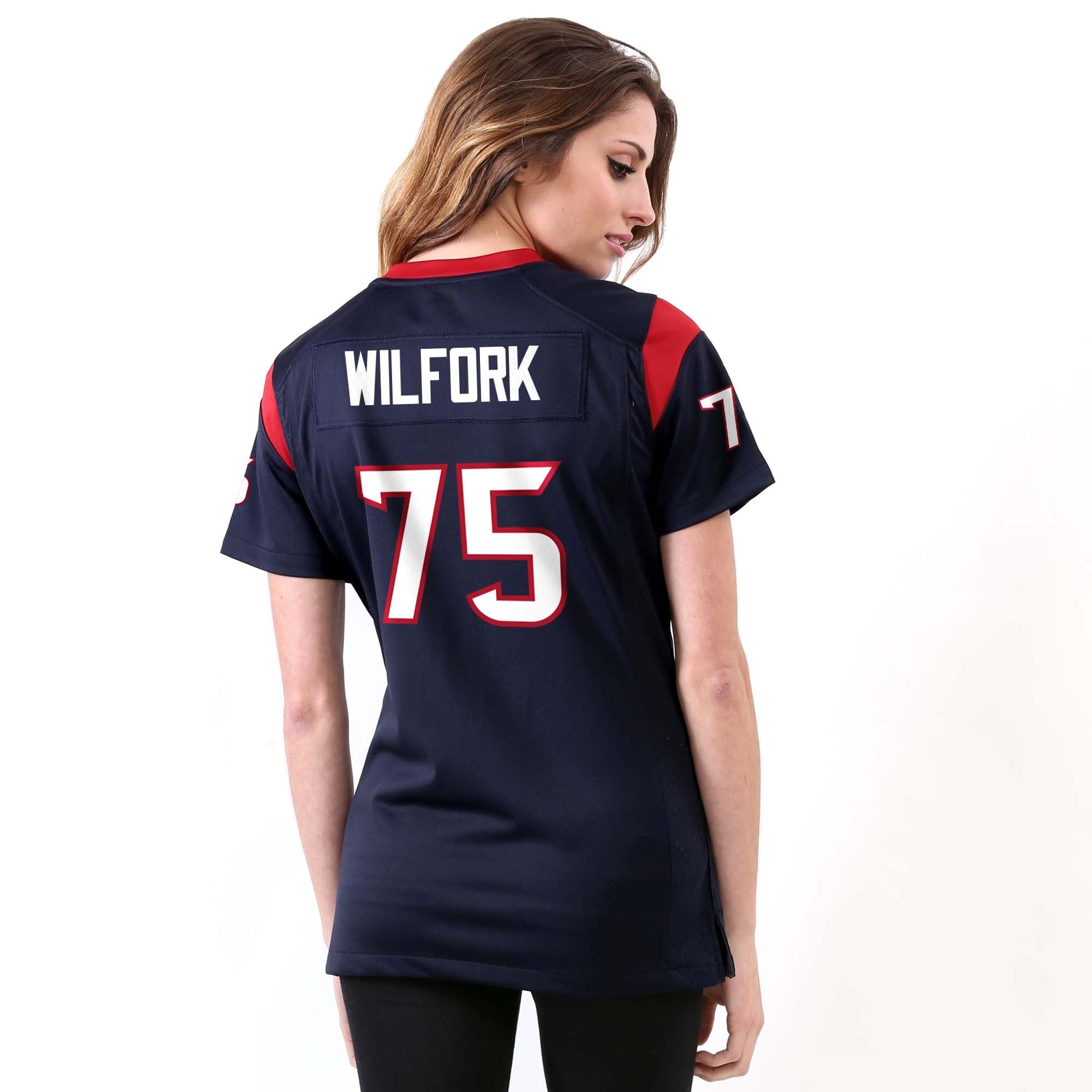 Vince Wilfork Houston Texans Nike Women's Game Jersey - Navy Blue