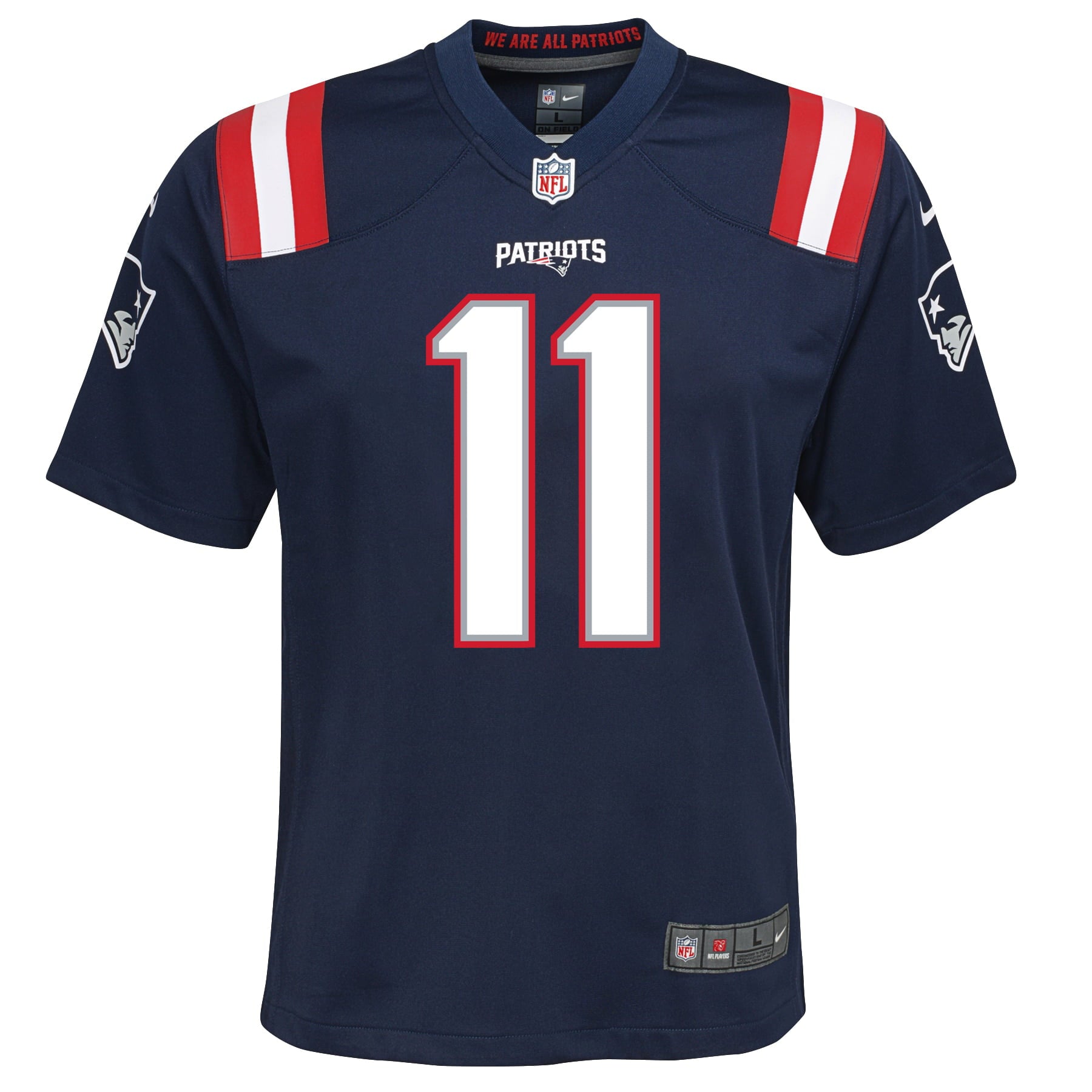 Youth Nike Julian Edelman Navy New England Patriots Game Jersey