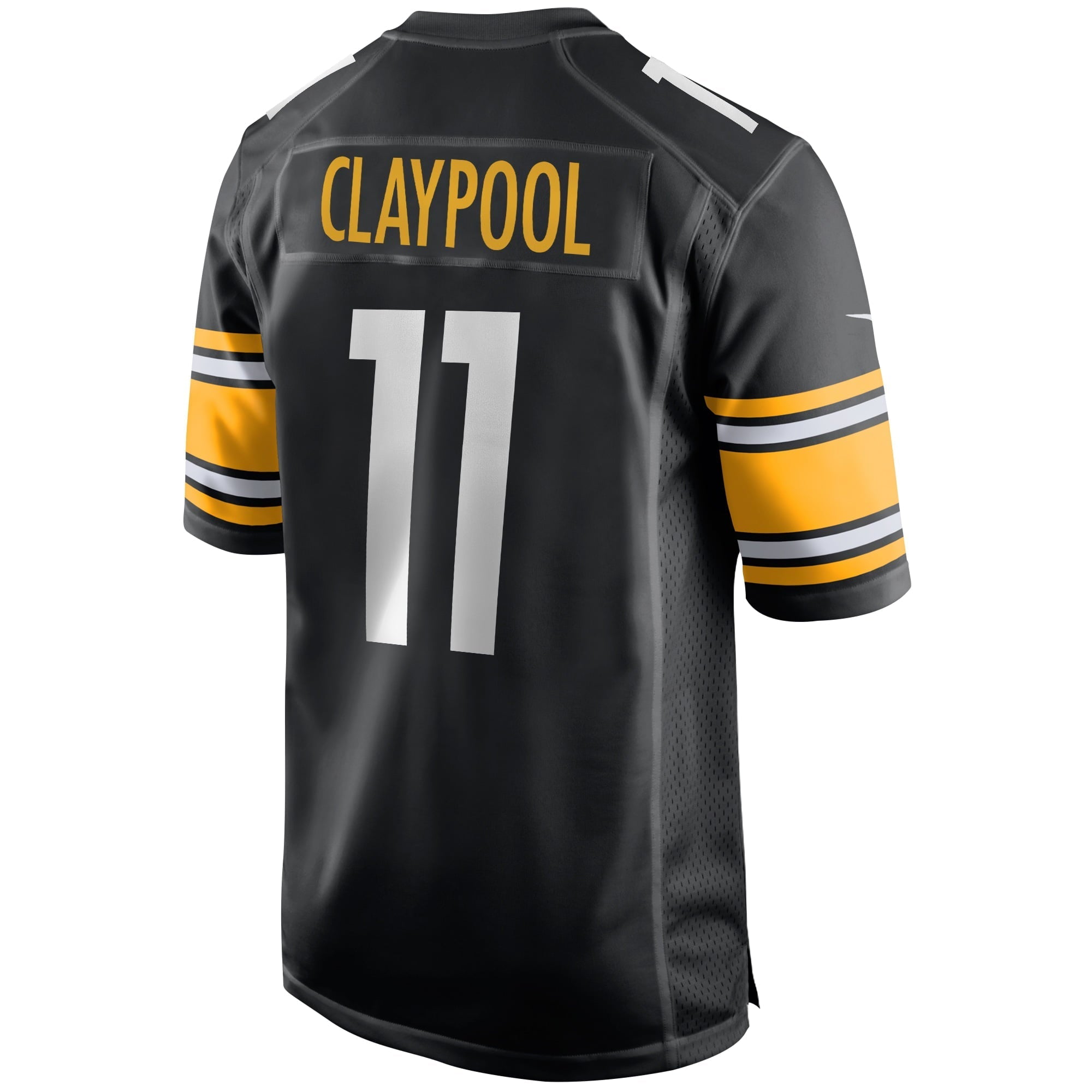 Men's Nike Chase Claypool Black Pittsburgh Steelers Player Game Jersey